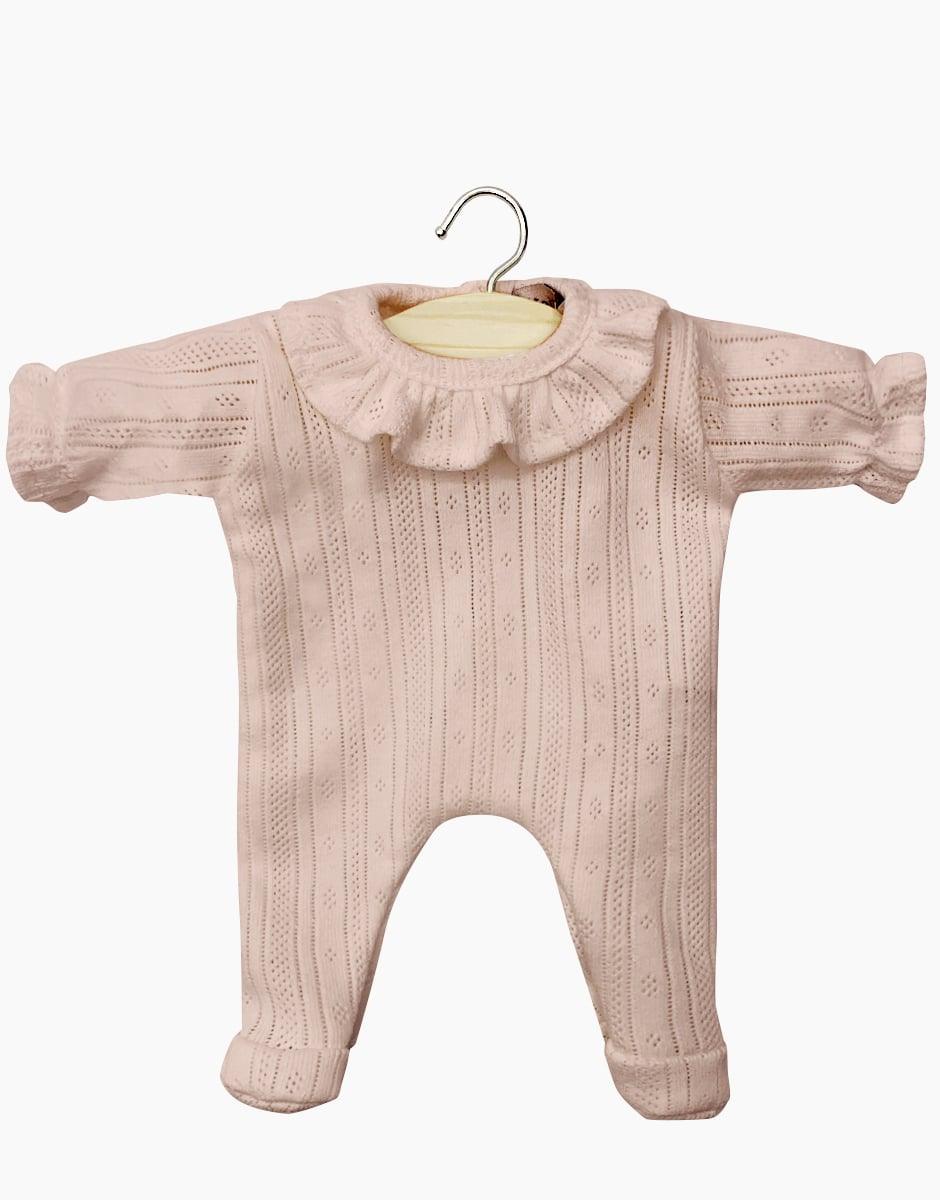 Minikane BABIES Camille sleepsuit pointelle, petal - Why and Whale
