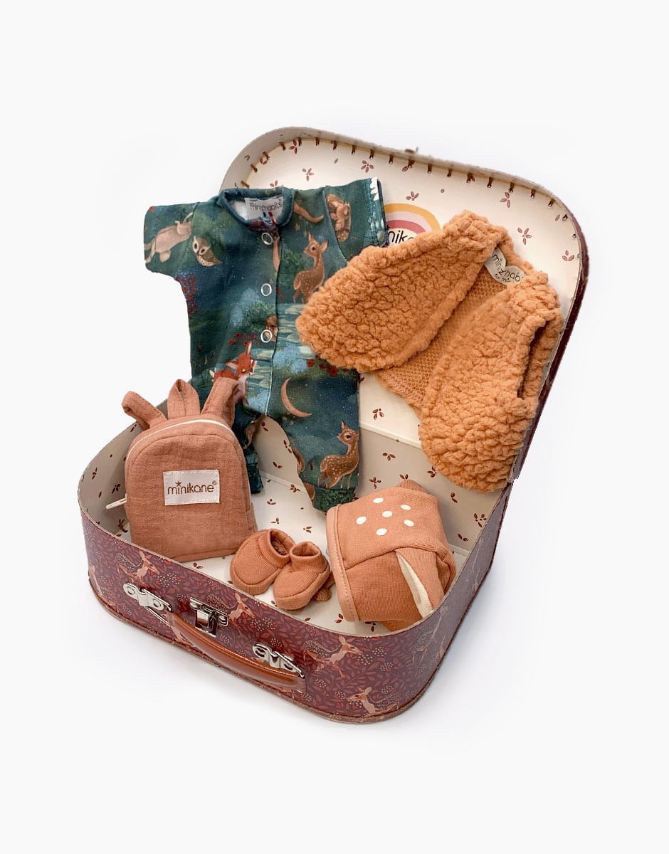 Woodland Suitcase Minikane Babies