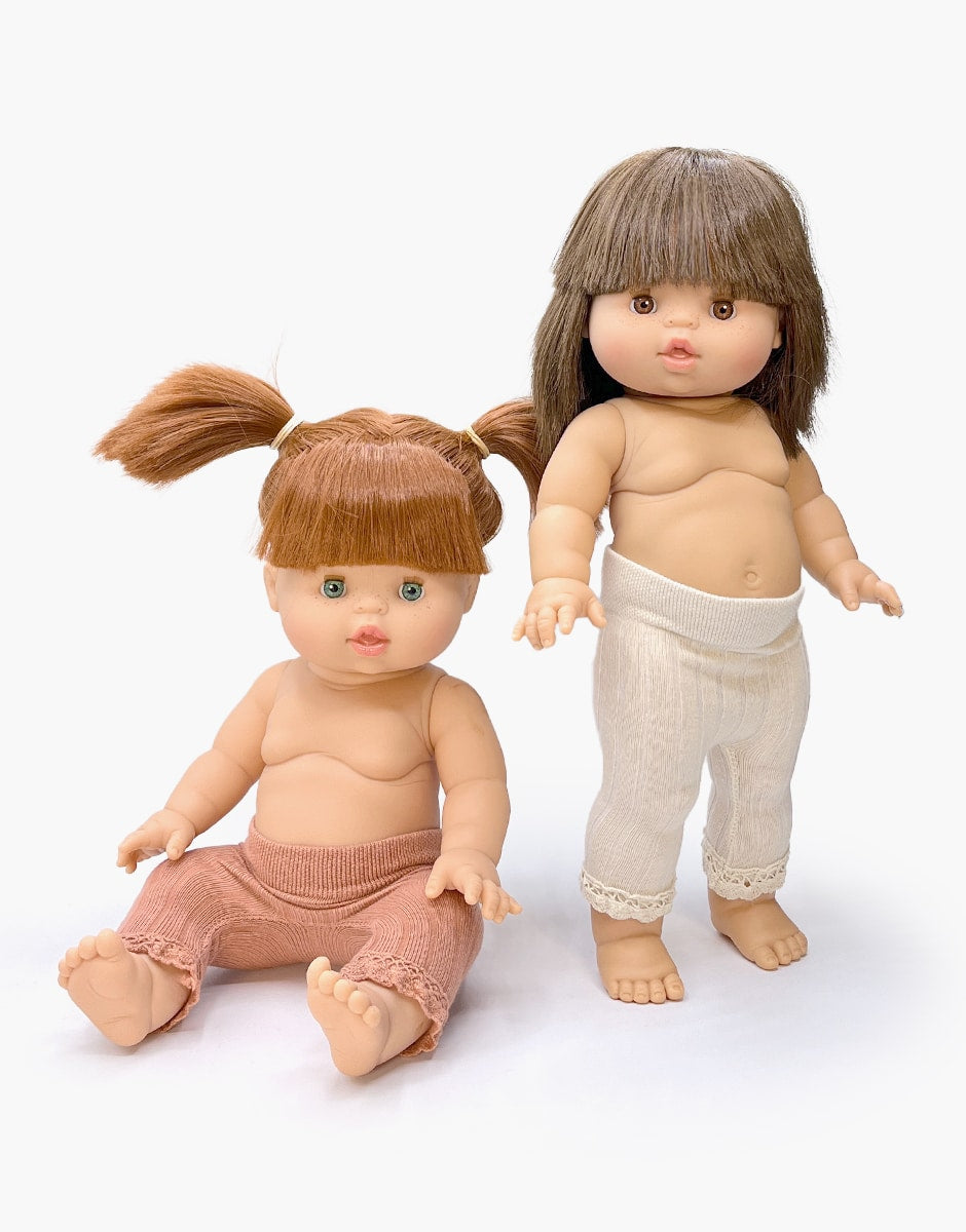 Minikane x Collegien - Set of 2 Chloe Ruffle Doll Tights