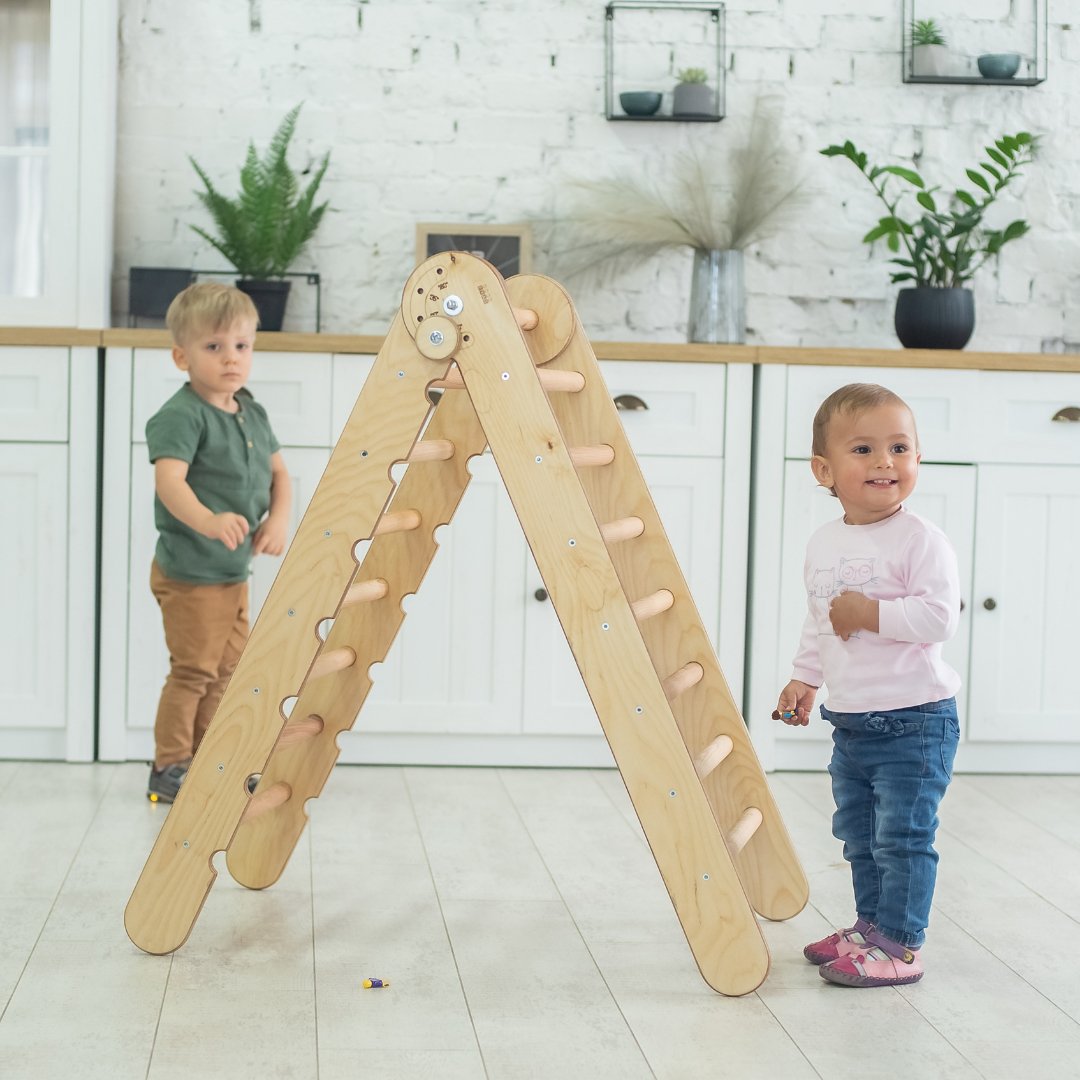 Montessori Triangle Ladder - Handmade Climber for Kids 1-7 y.o.