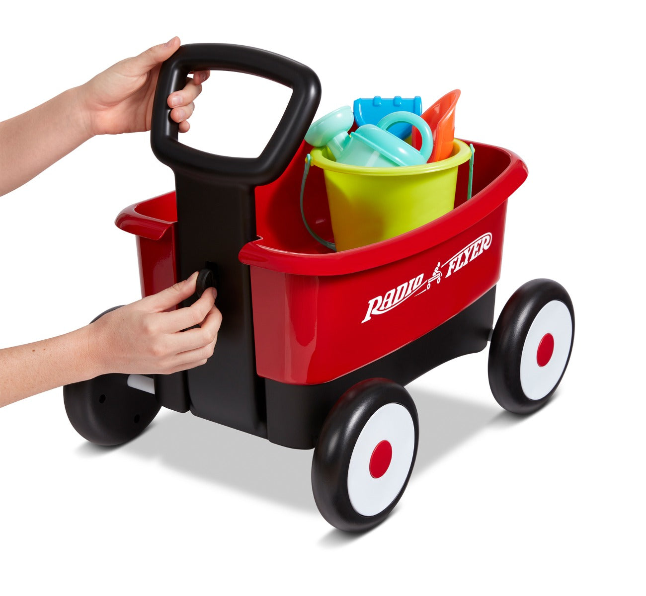 Push & Pull Walker Wagon with Garden Tools