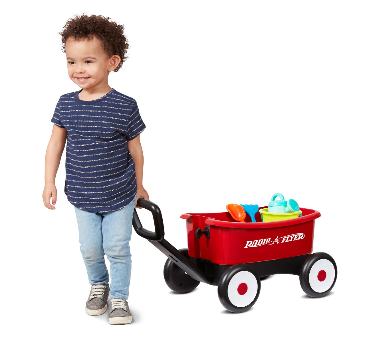 Push & Pull Walker Wagon with Garden Tools