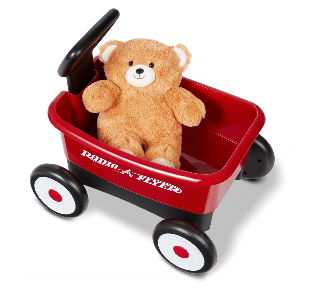 Push & Pull Walker Wagon with Teddy Bear