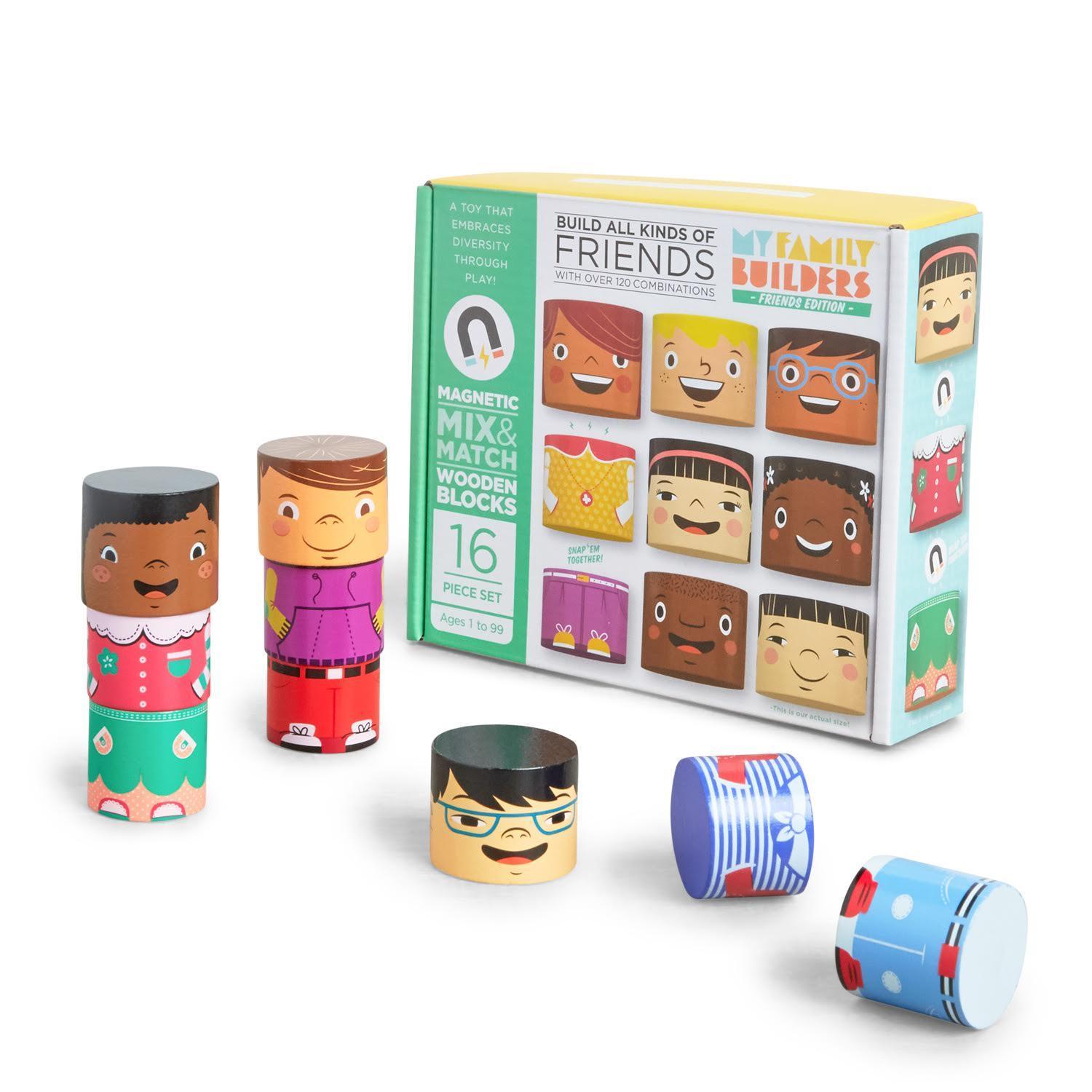 MyFamilyBuilders Friends Magnetic Blocks - Why and Whale