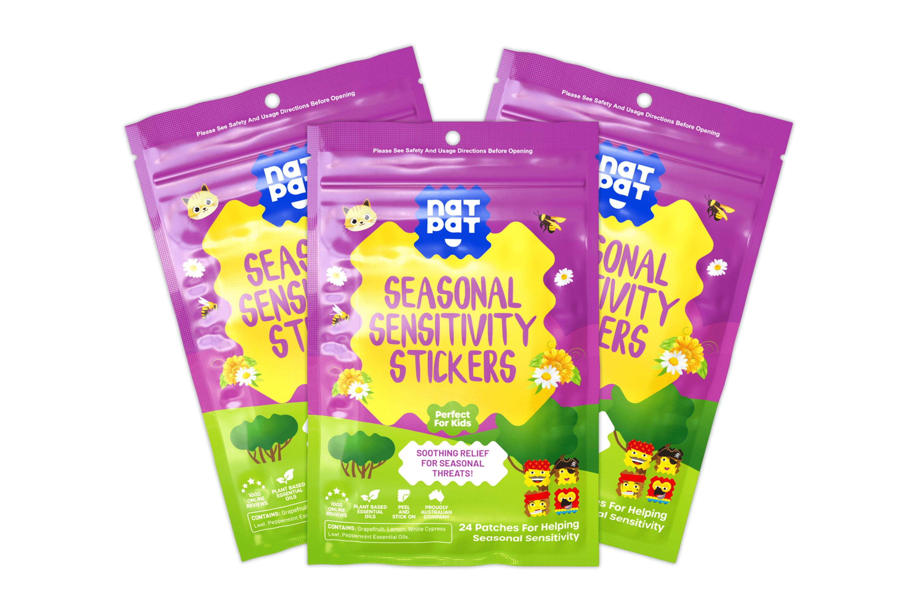 Allergy Relief Stickers