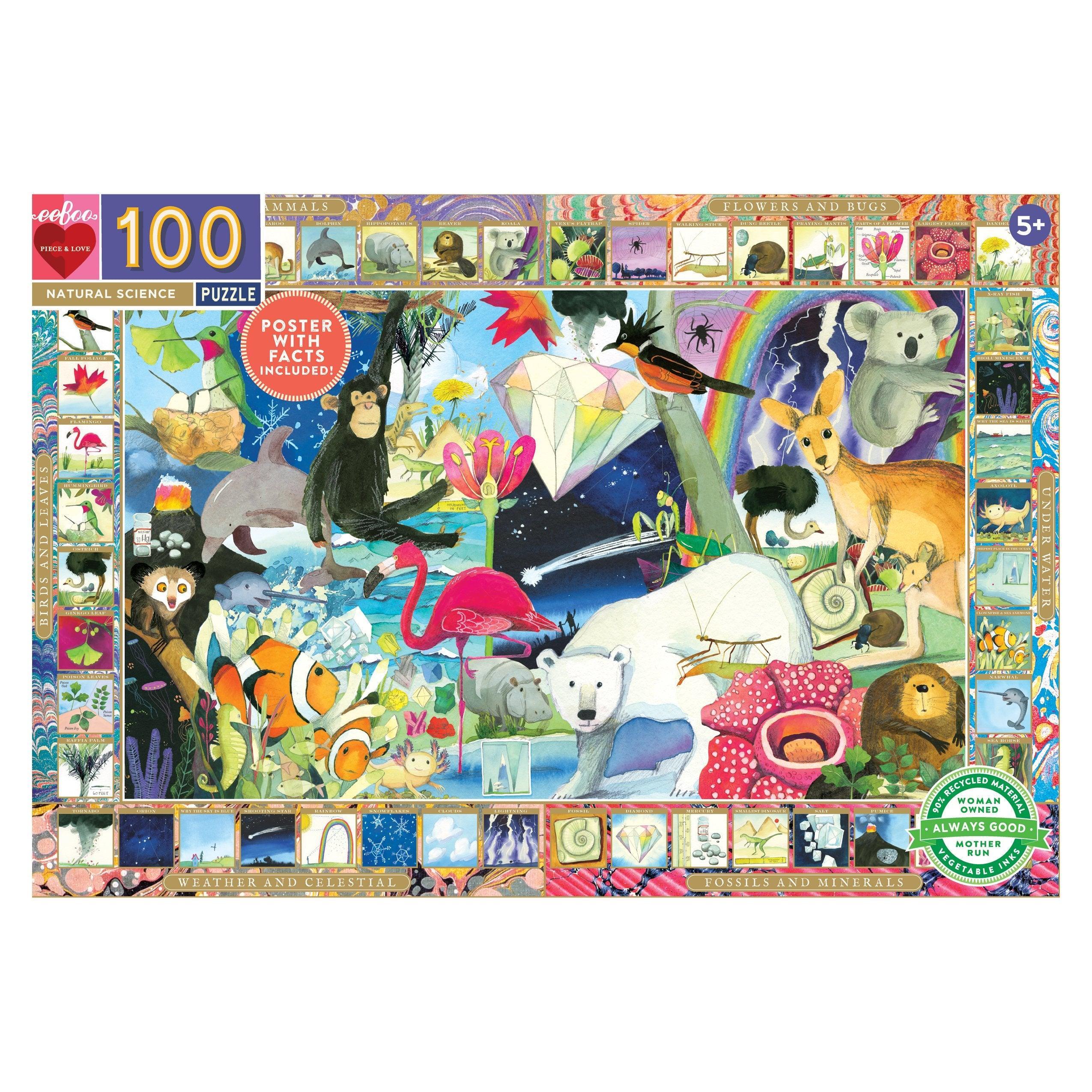 Natural Science 100 Piece puzzle - Why and Whale