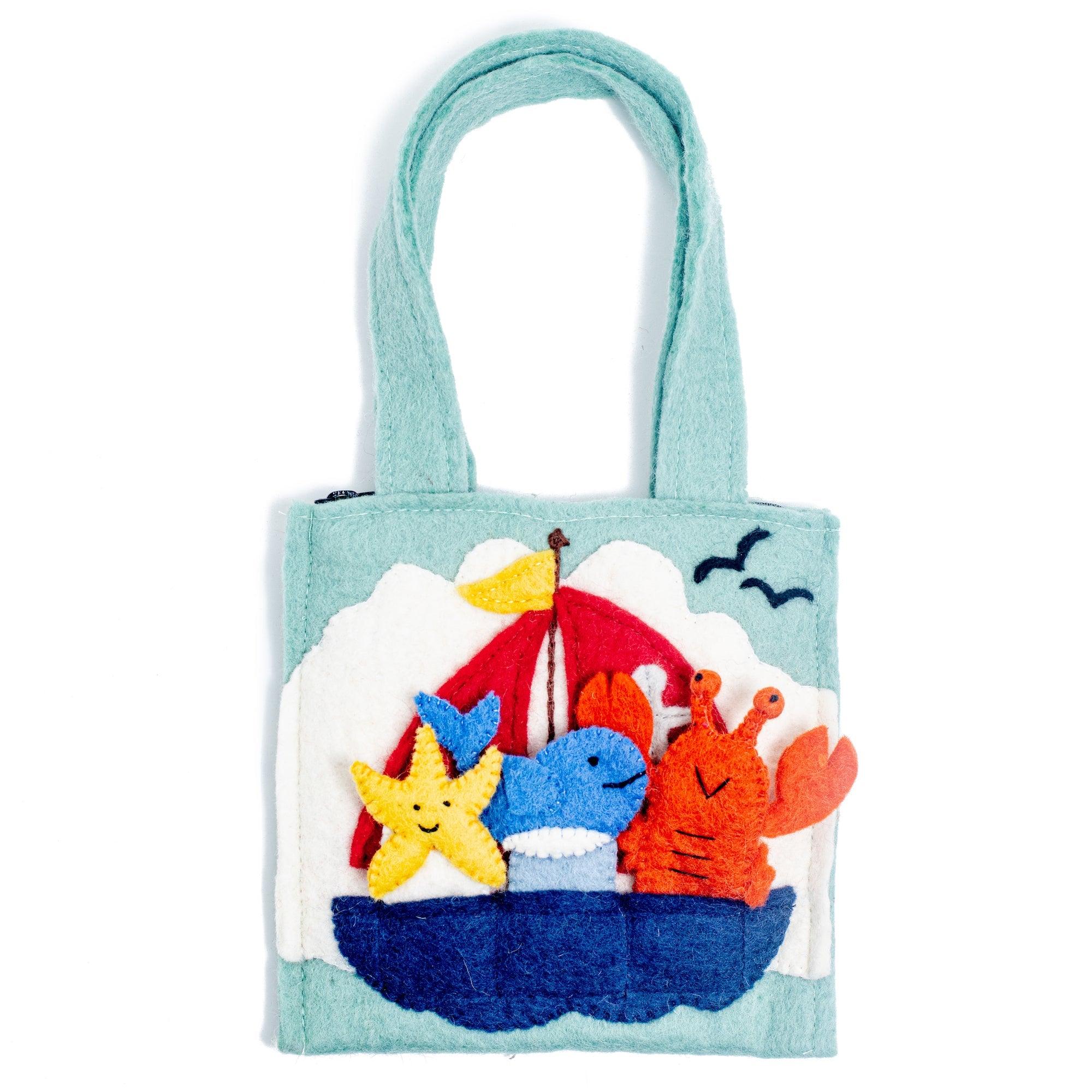 Nautical Puppet Bag - Why and Whale