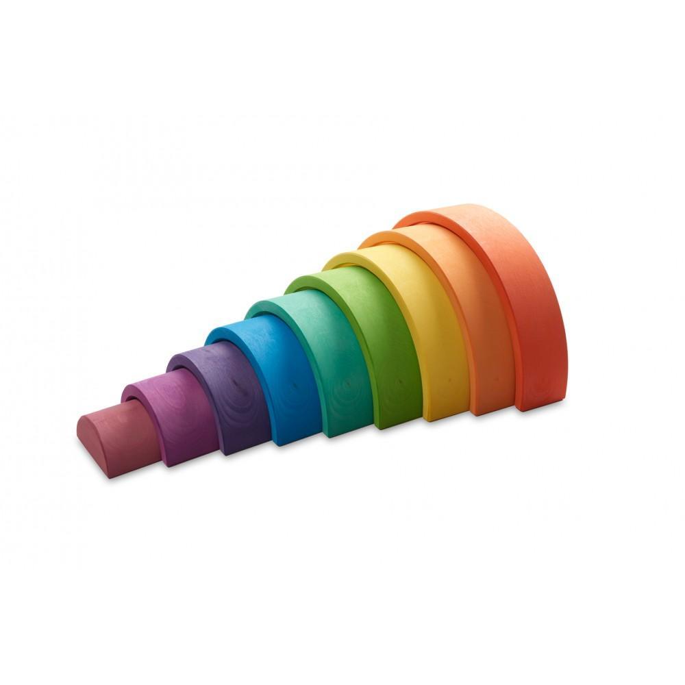 Ocamora - Orange 9 Piece Rainbow Stacker - Why and Whale