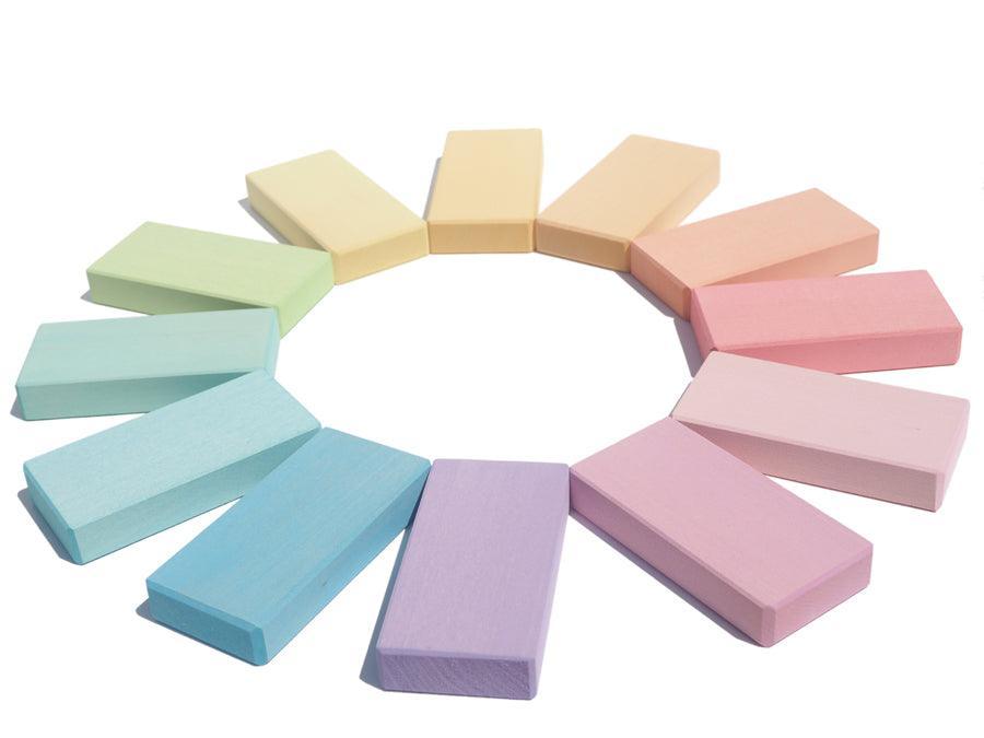 Ocamora - ‘Tablitas' Small Pastel Building Blocks - Why and Whale