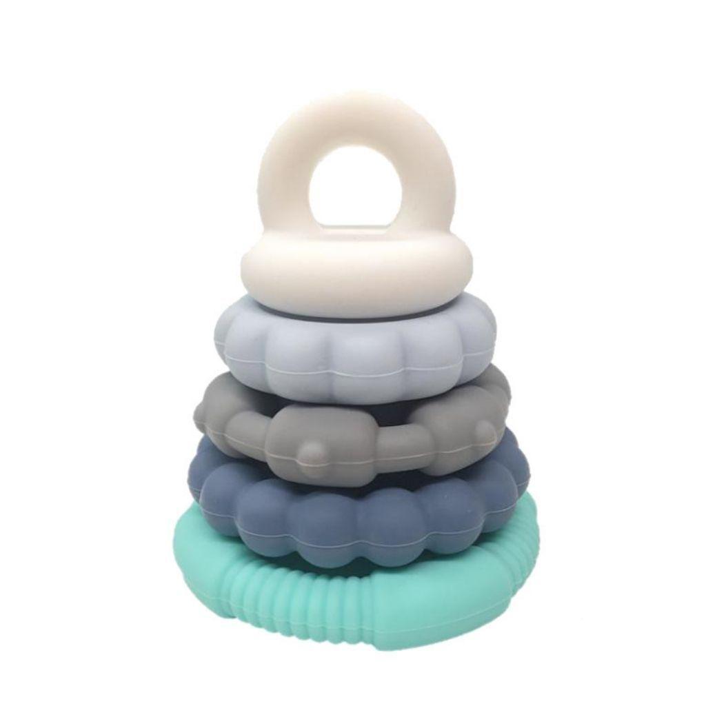 Ocean Rainbow Stacker Teether and Toy - Why and Whale