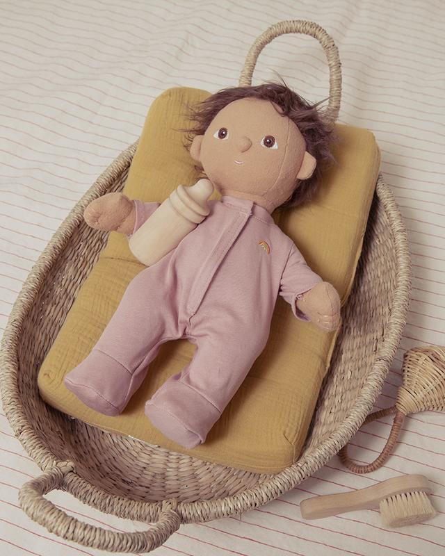 Olli Ella - Nyla Doll Changing Basket - Why and Whale