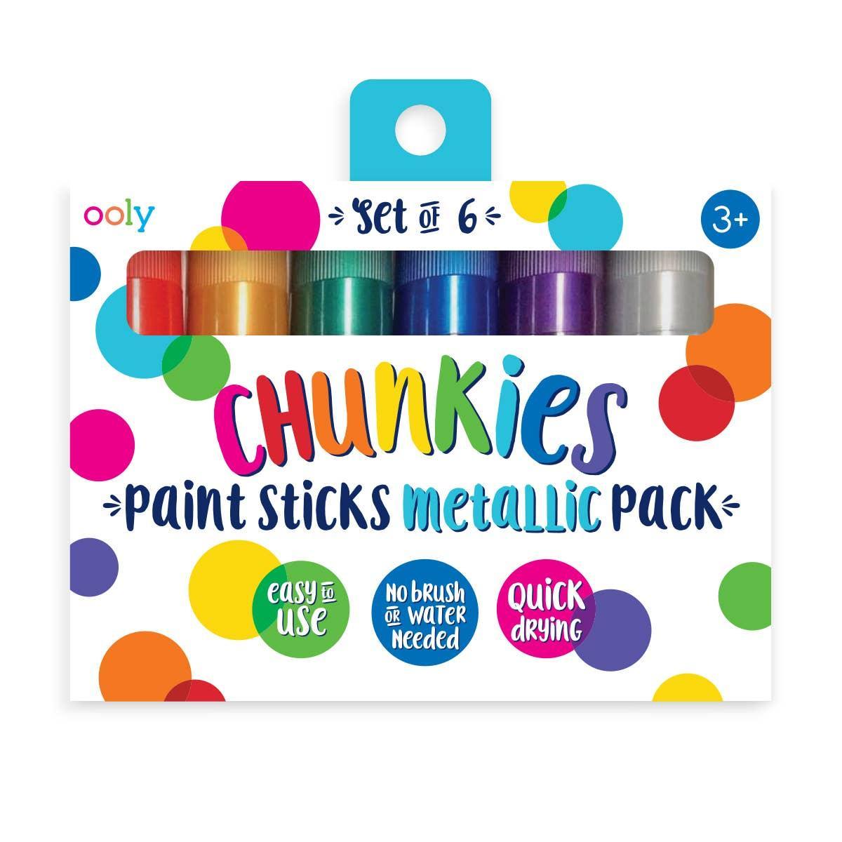 ooly Chunkies Paint Sticks Metallic - Set of 6 - Why and Whale