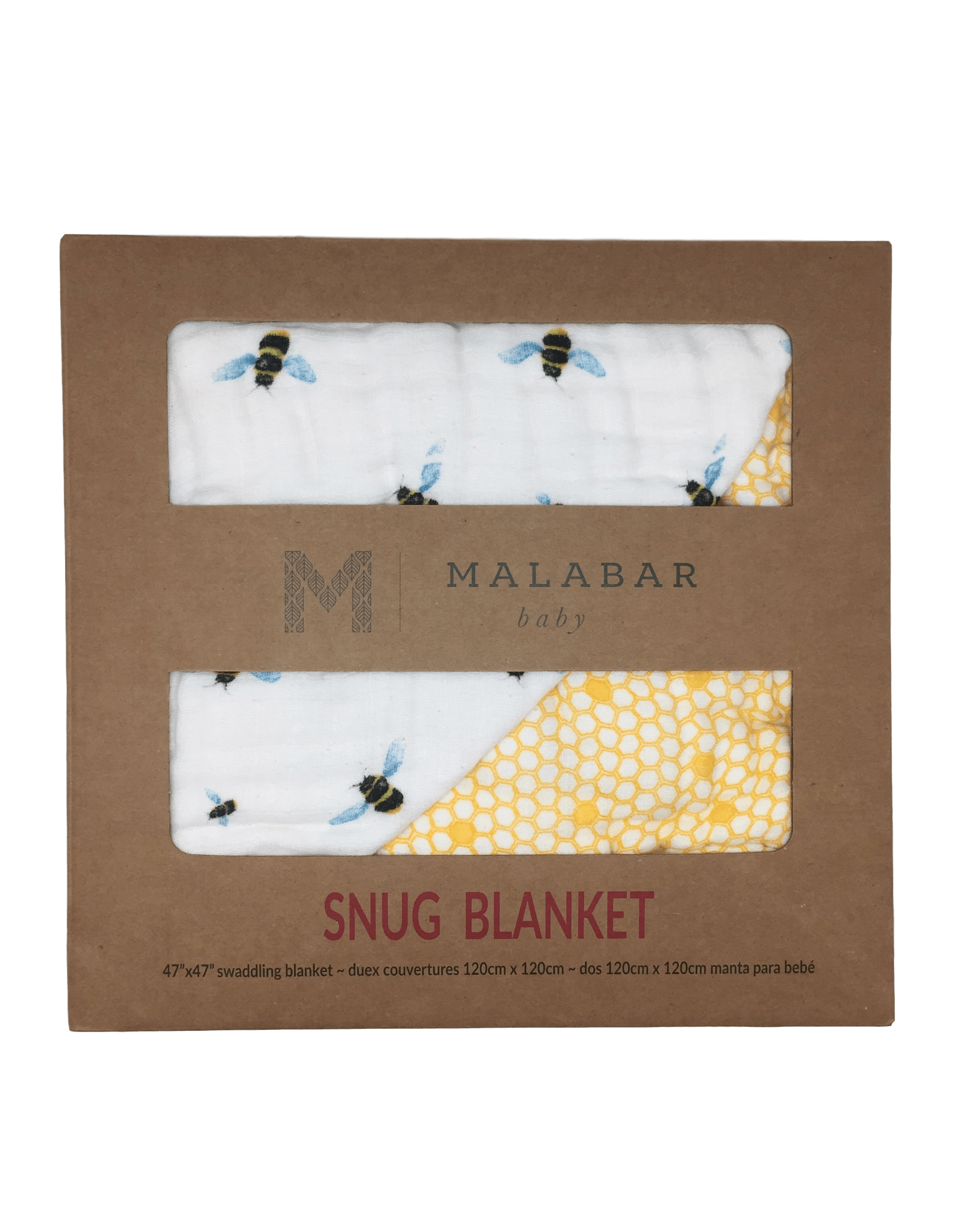 ORGANIC SNUG BLANKET - BEES - Why and Whale
