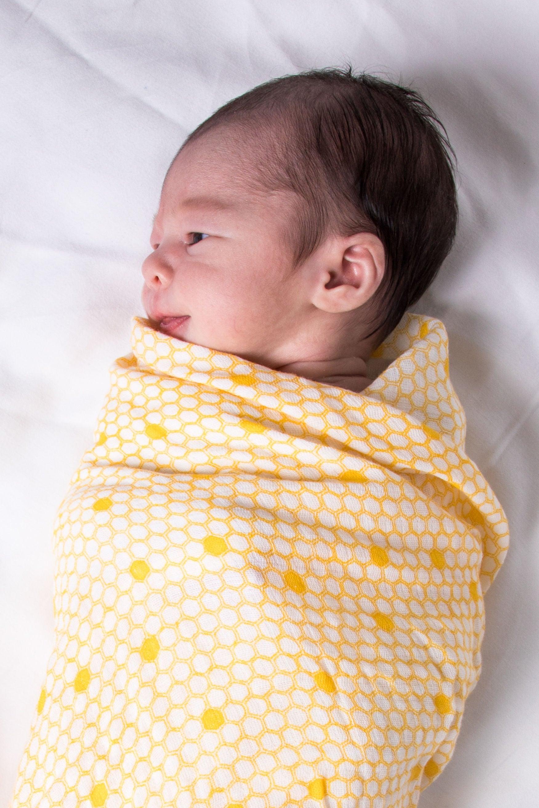 ORGANIC SWADDLE - HIVE - Why and Whale