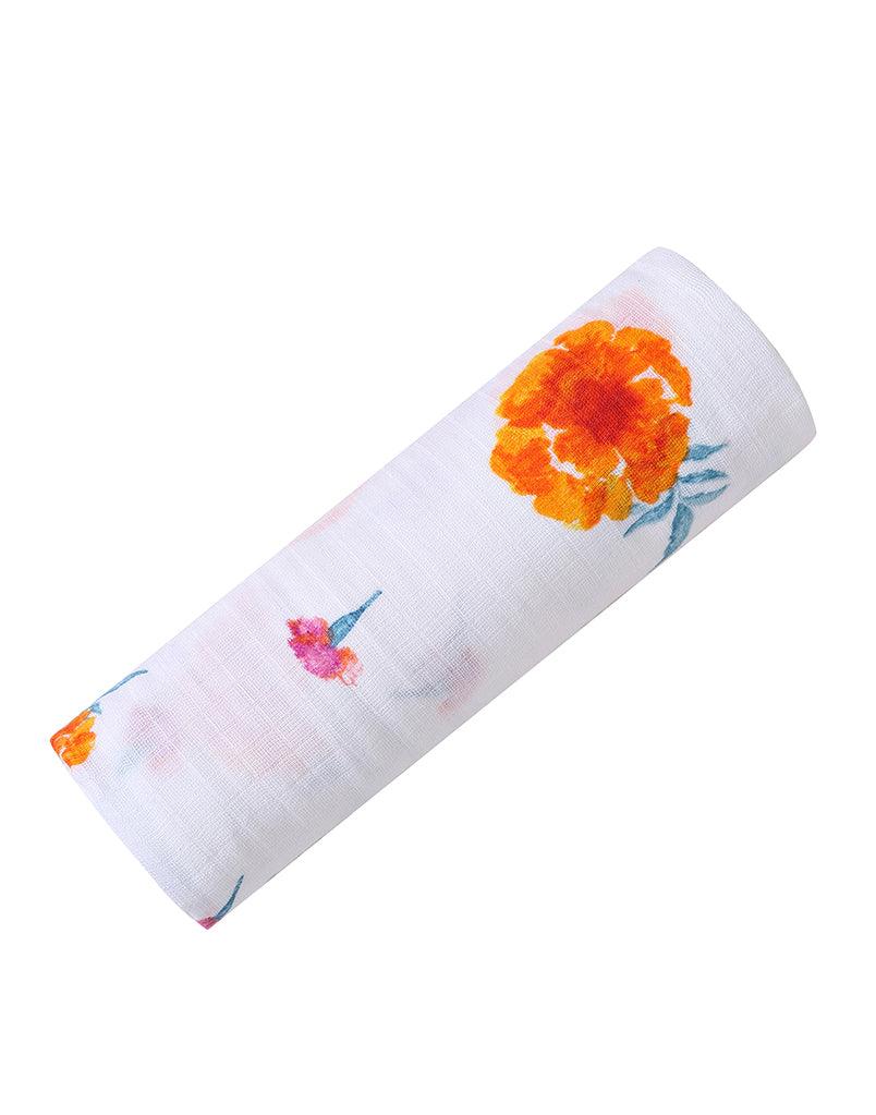 ORGANIC SWADDLE - MARIGOLD - Why and Whale
