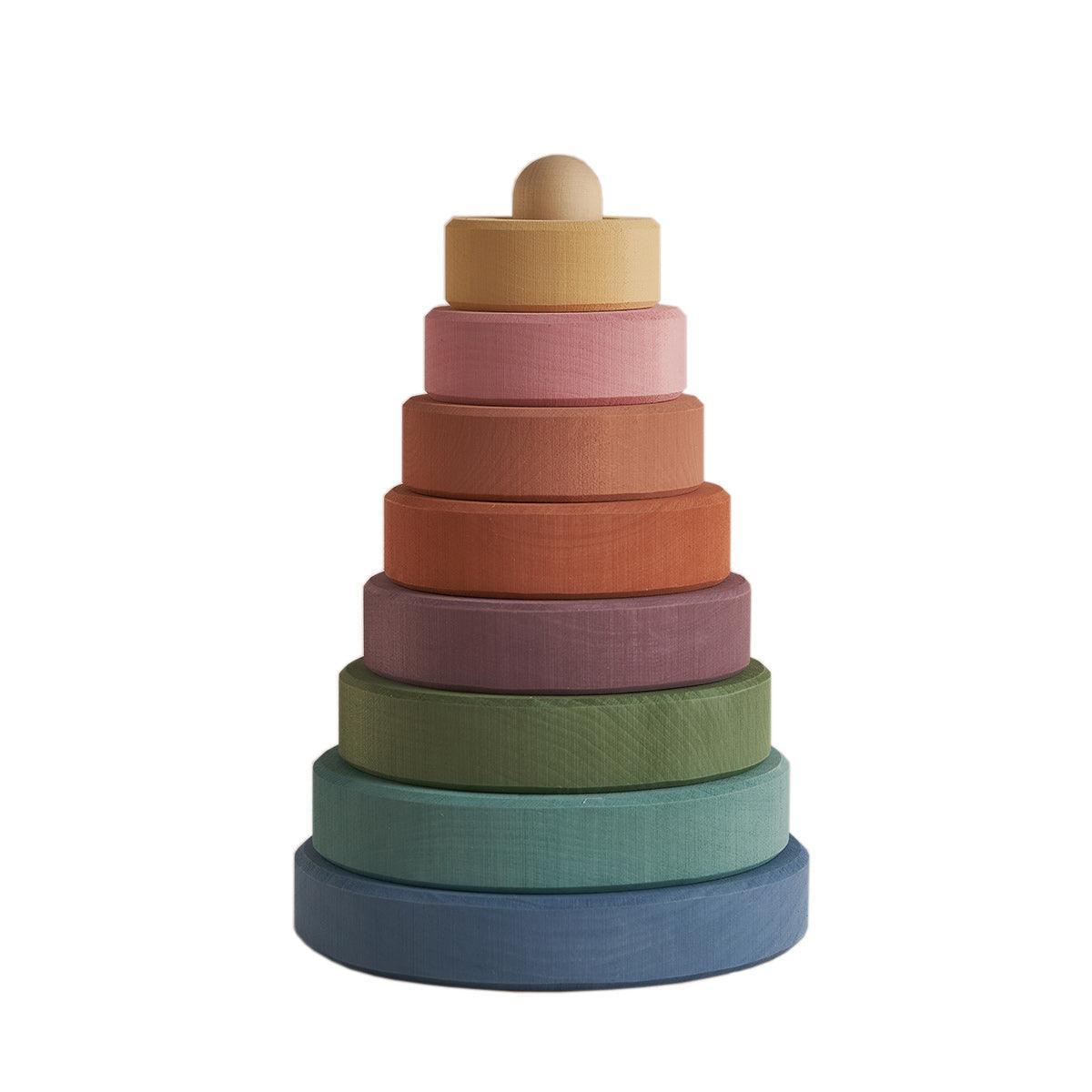 Pastel Earth stacking tower - Raduga Grez - Why and Whale