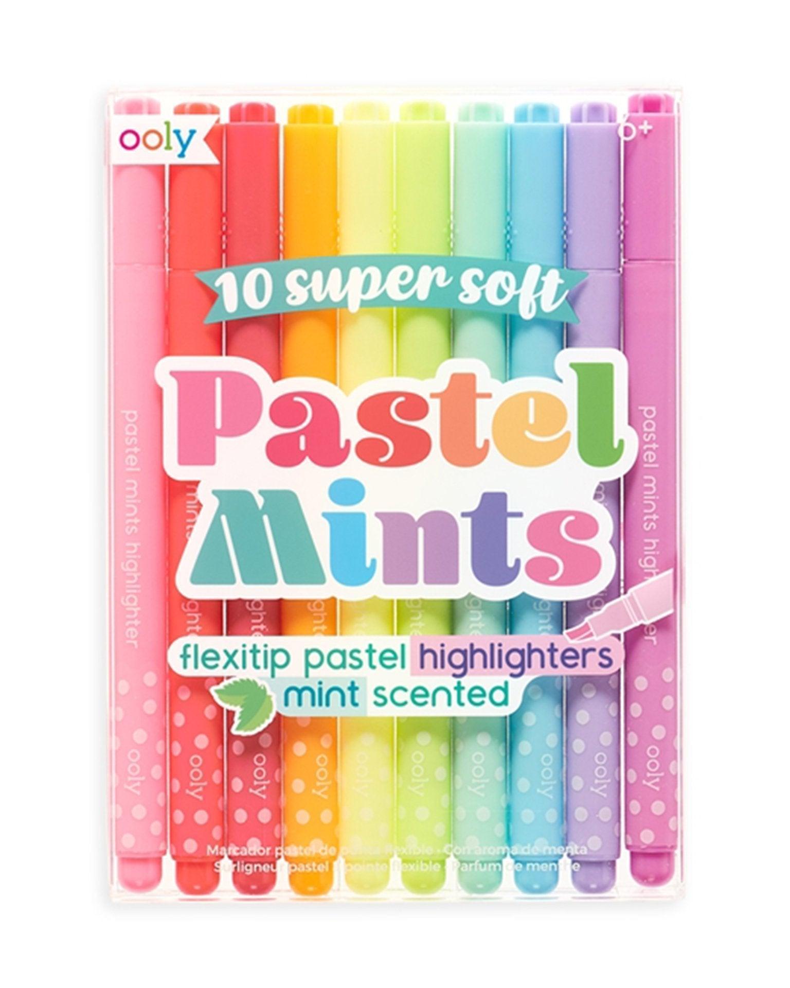 Pastel Mints Scented Highlighters Set of 10 - Why and Whale