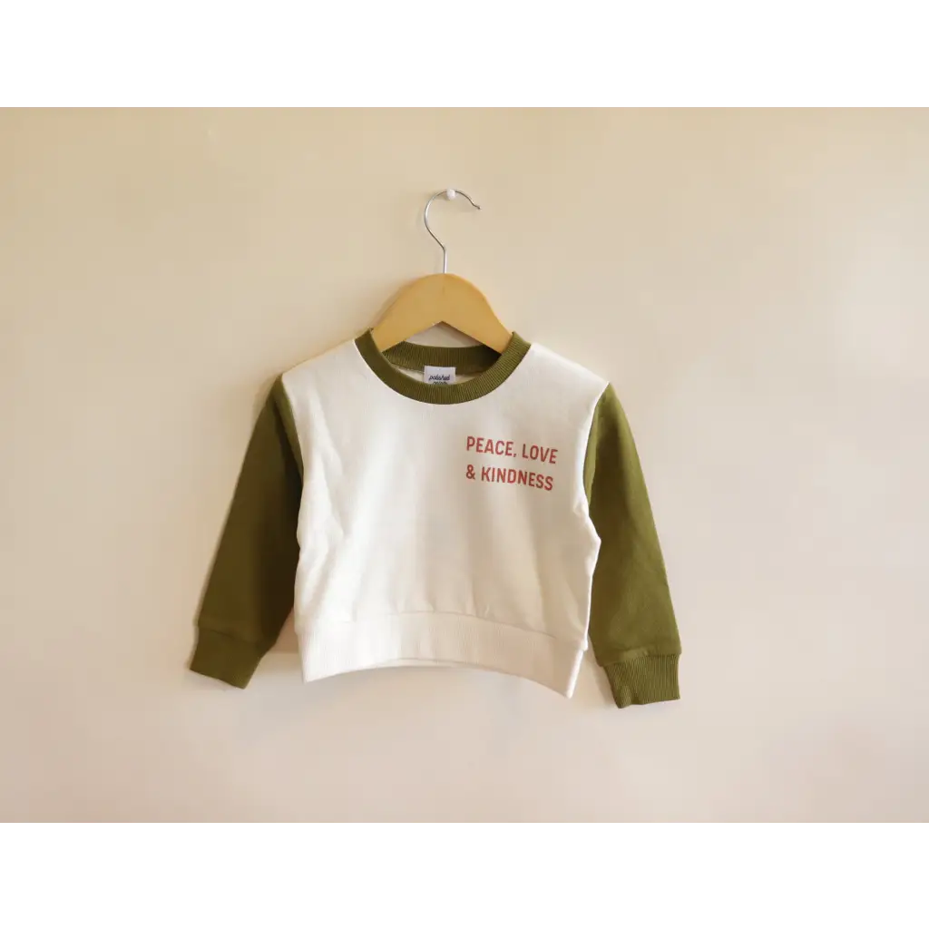 Peace, Love and Kindness Pullover - Baby