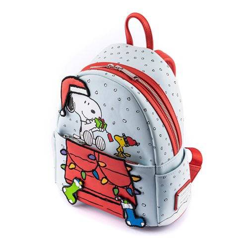 Loungefly Peanuts Gift Giving Snoopy & Woodstock Mini-Backpack