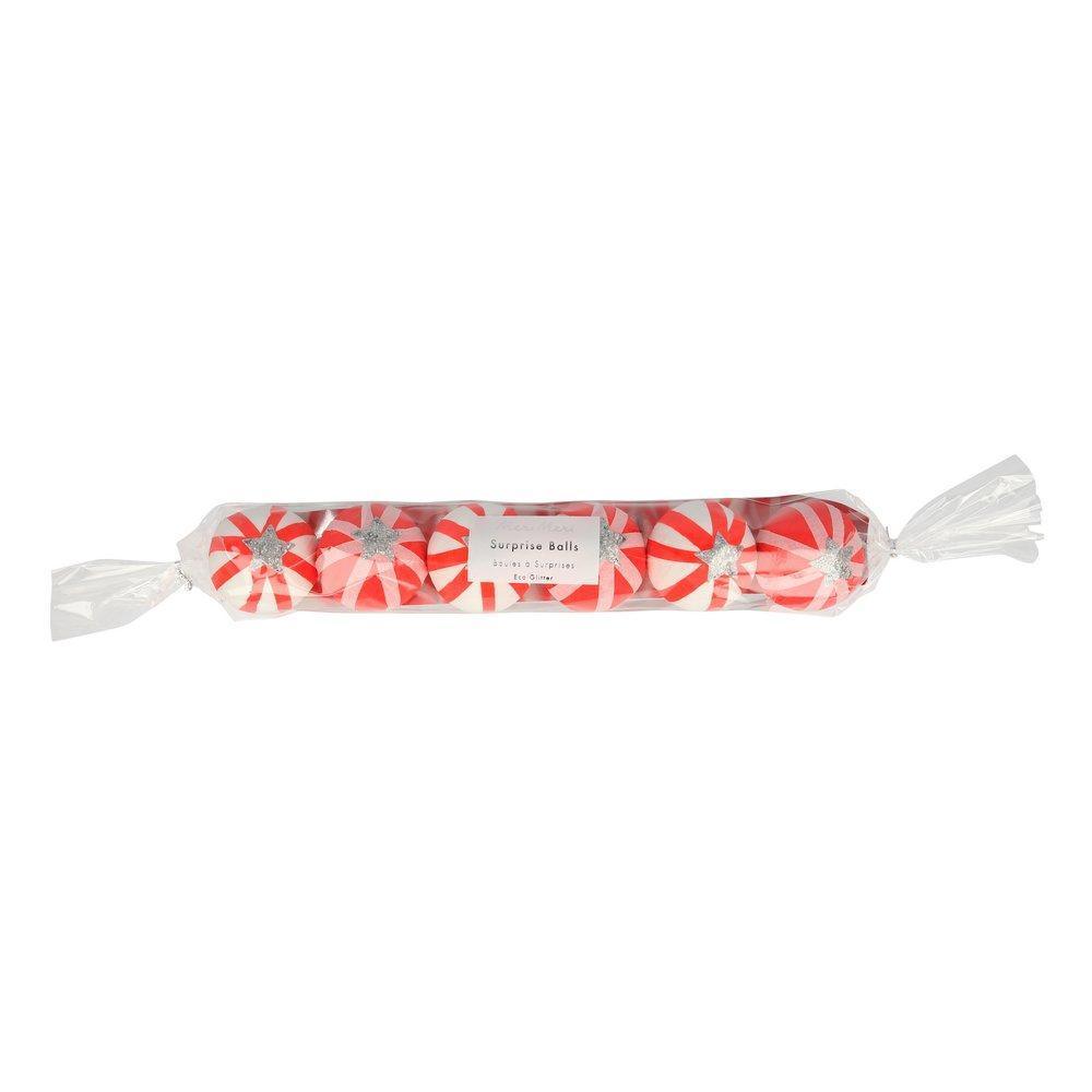 Peppermint Candy Surprise Balls, Set of 6 - Why and Whale