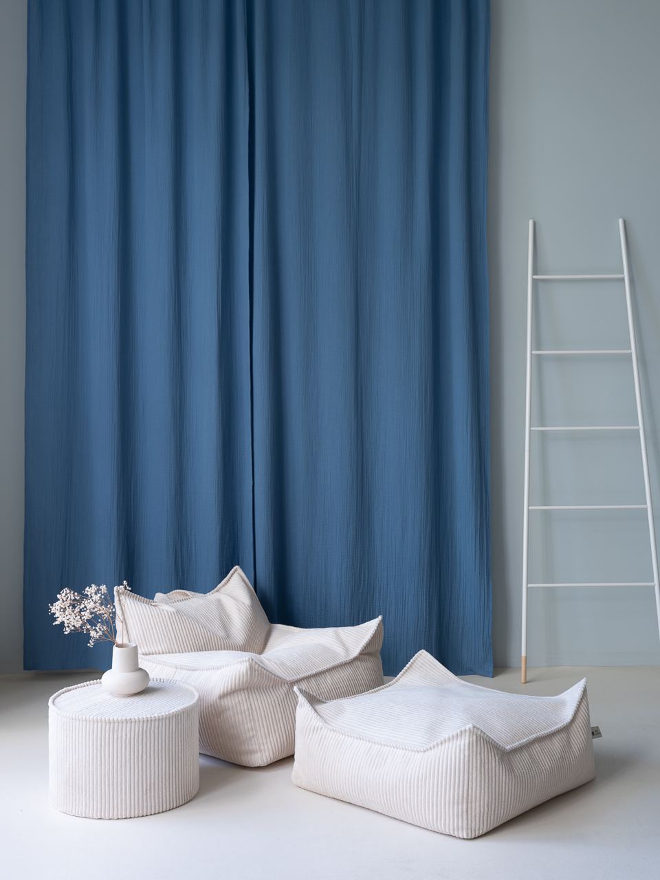 Powder Blue Curtain