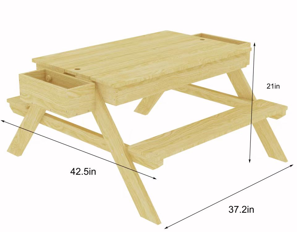 Mojave - Outdoor Picnic and Sand Table Playset
