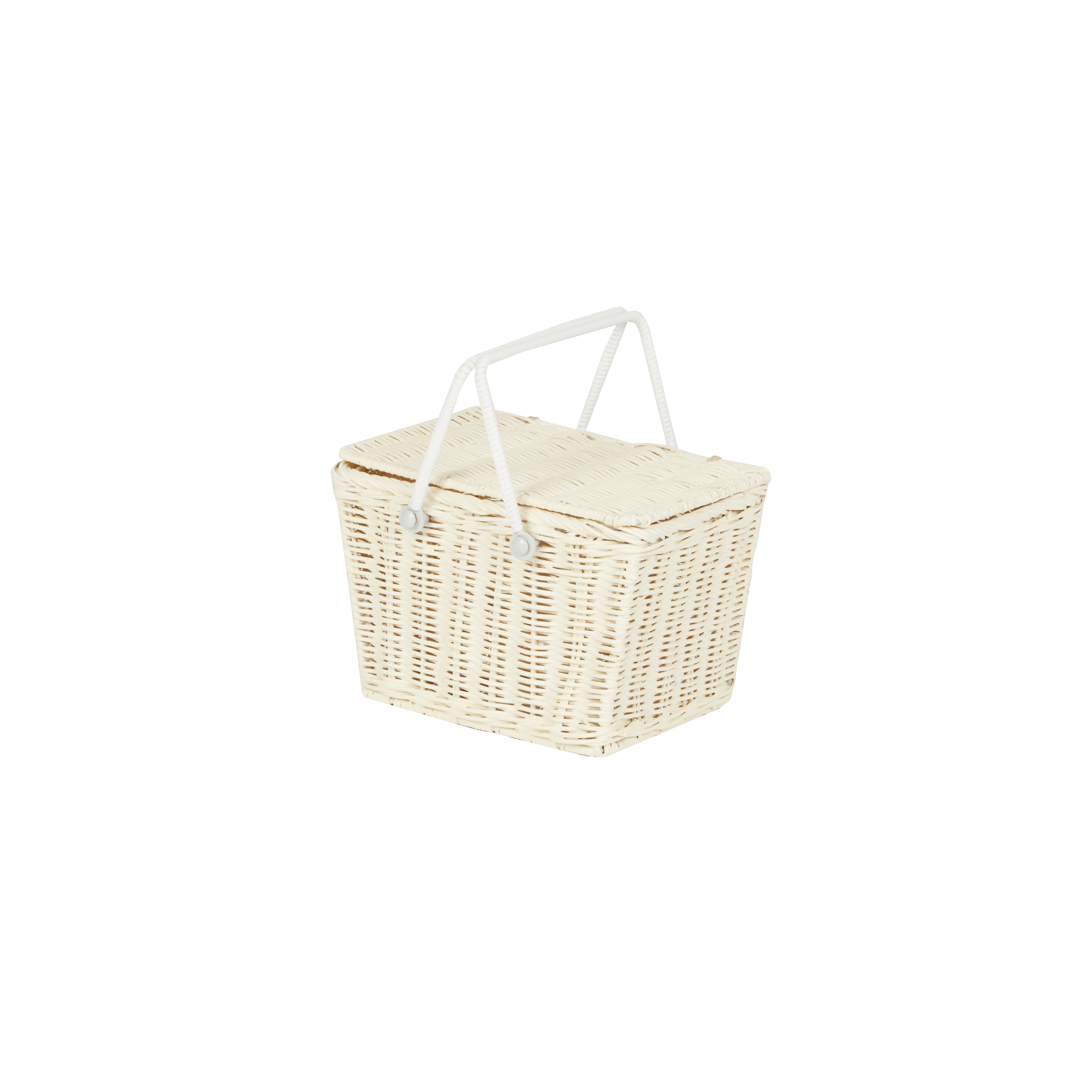 Piki Rattan Basket - Chalk - Why and Whale