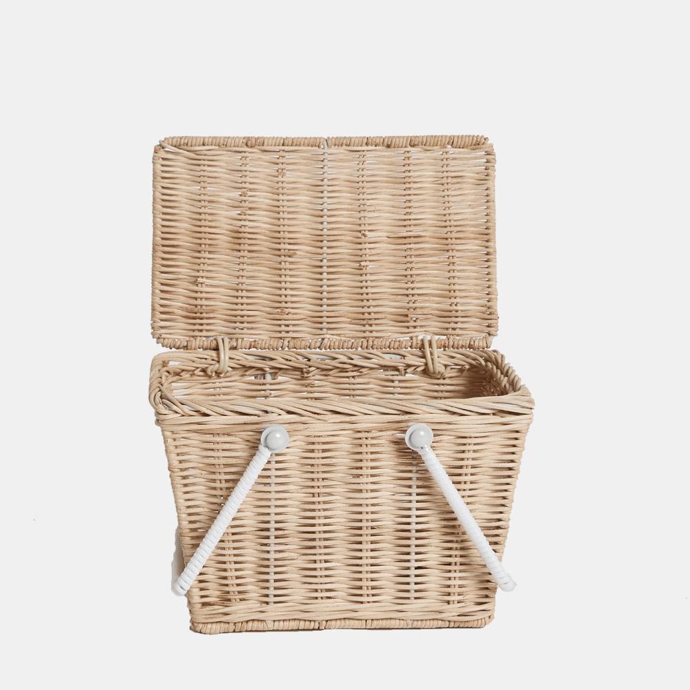 Piki Rattan Basket - Straw - Why and Whale