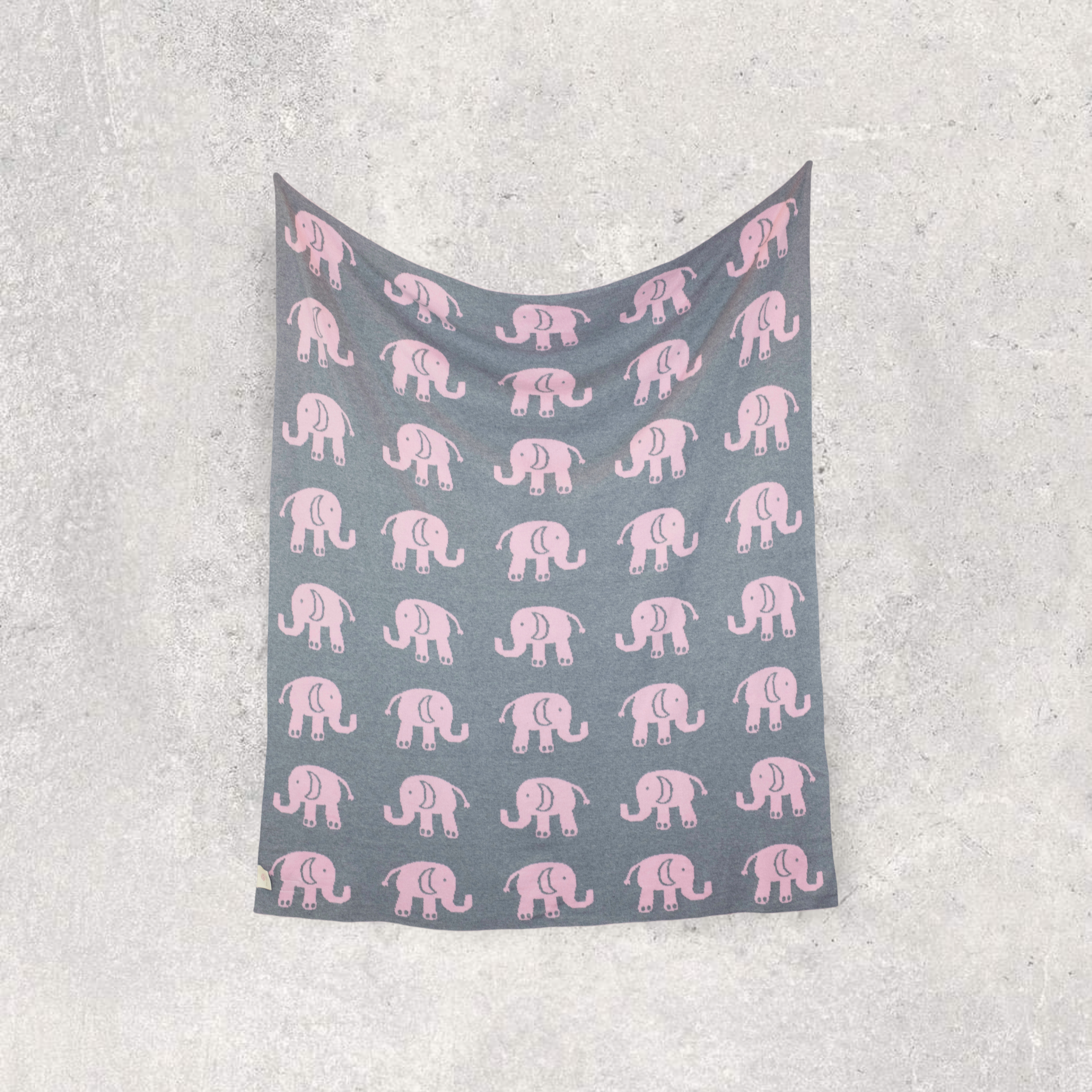 Elephant love Pink/Grey