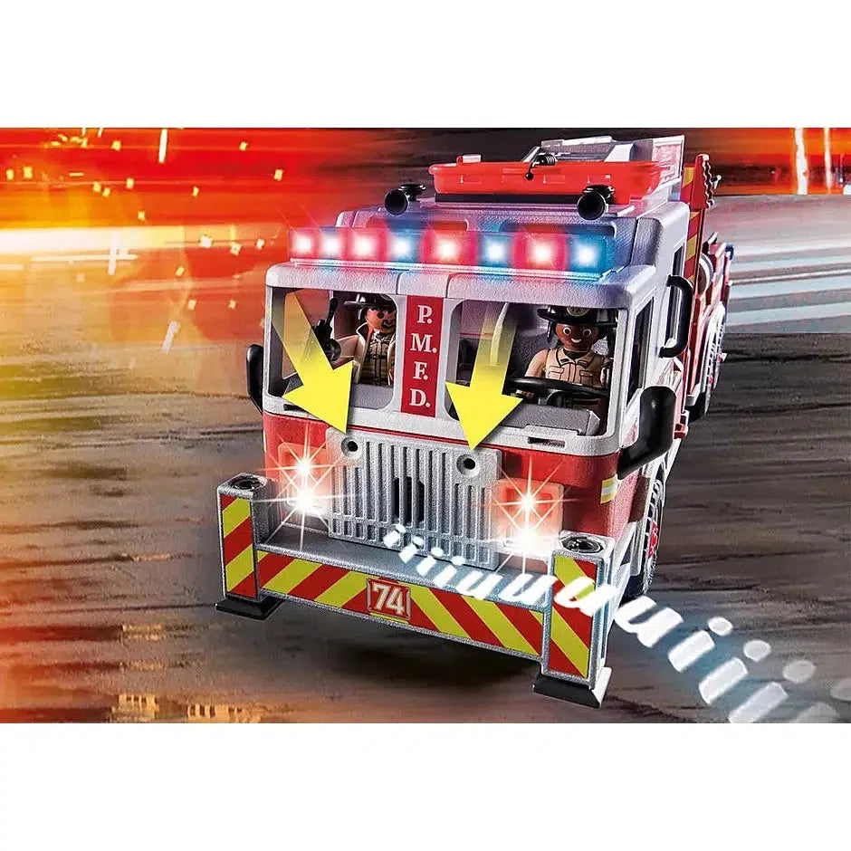 City Action - Rescue Vehicles: Fire Engine with Tower Ladder