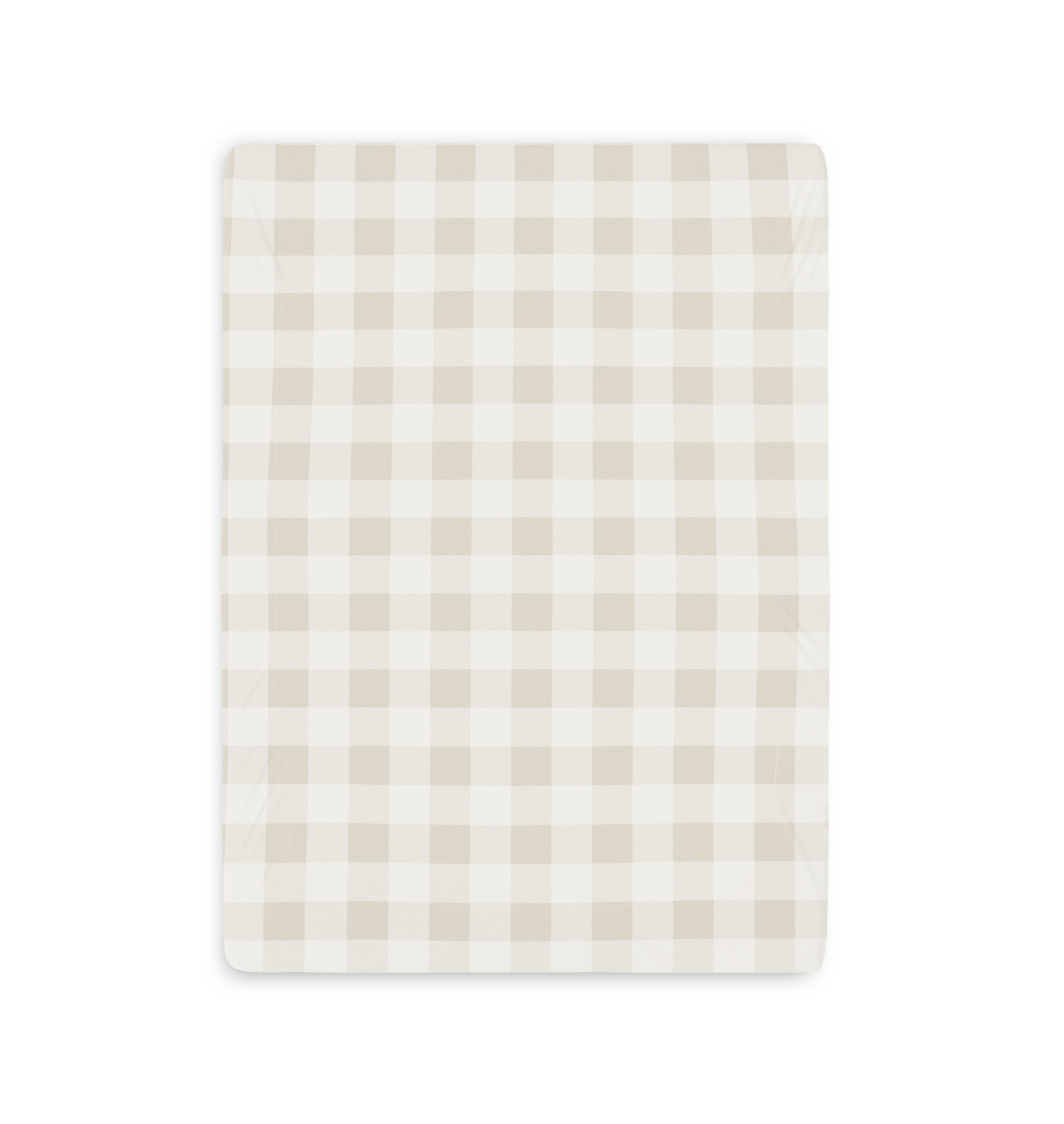 Organic Mini Crib Sheet - Blossom & Plaid