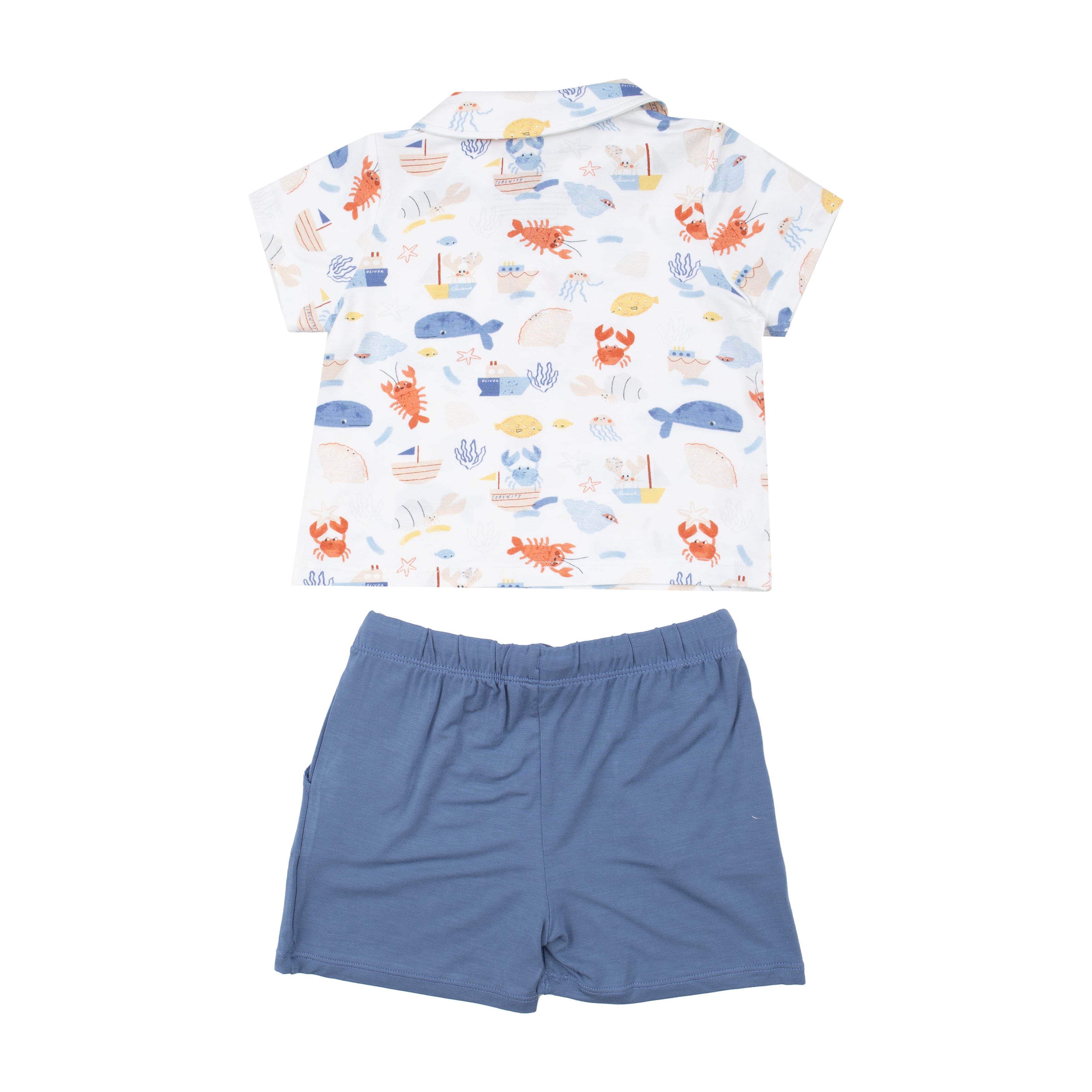 Polo Shirt & Short Set - In The Ocean