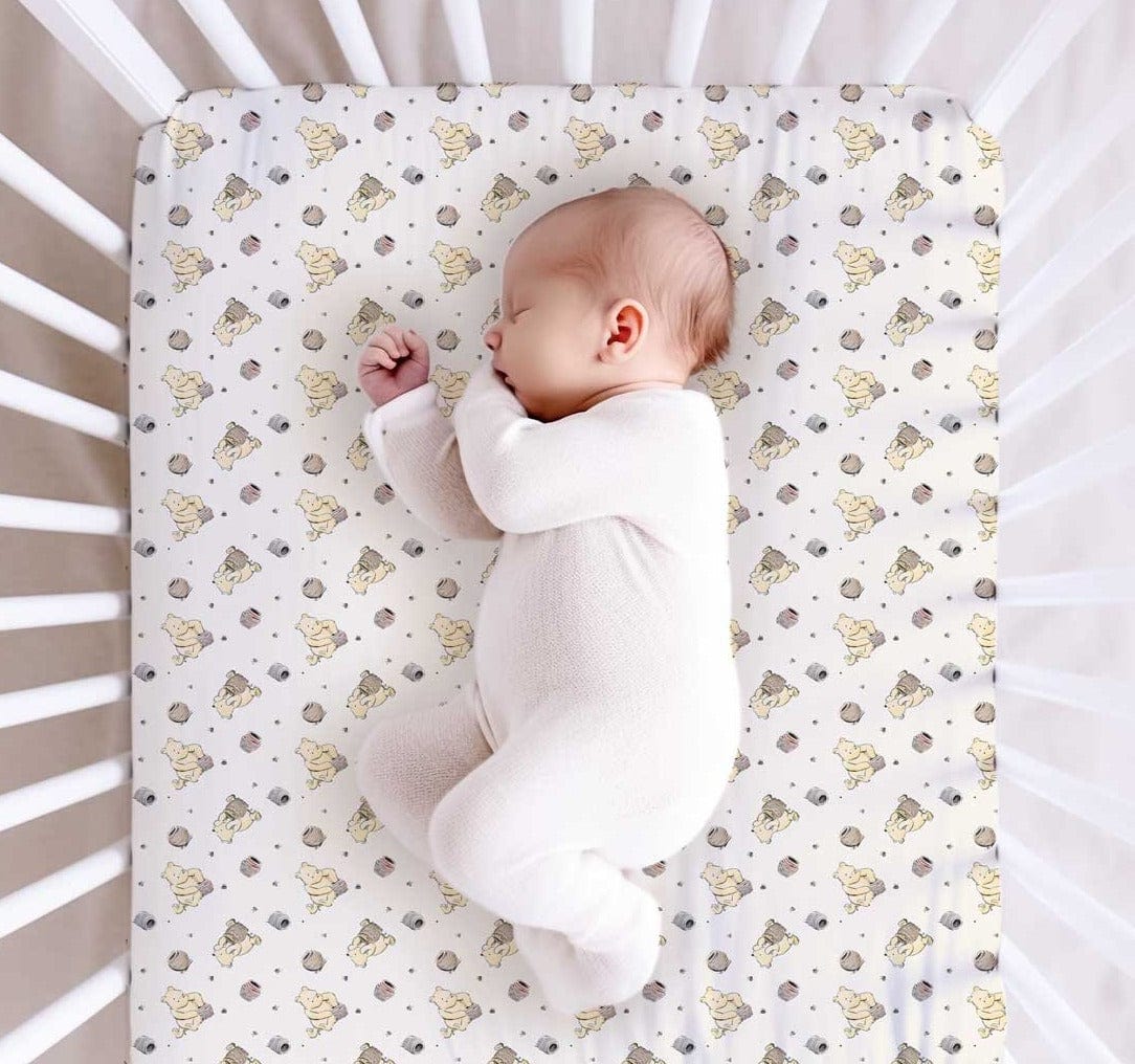 Classic Pooh - Bamboo Fitted Crib Sheets