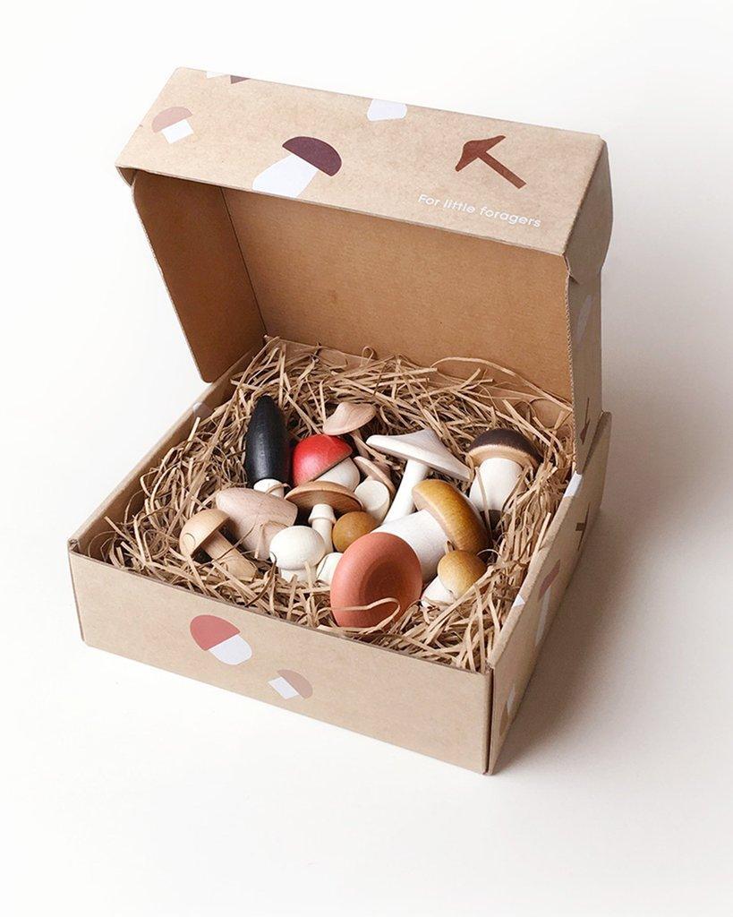 Pretend Play Forest Mushrooms in a Box - Why and Whale