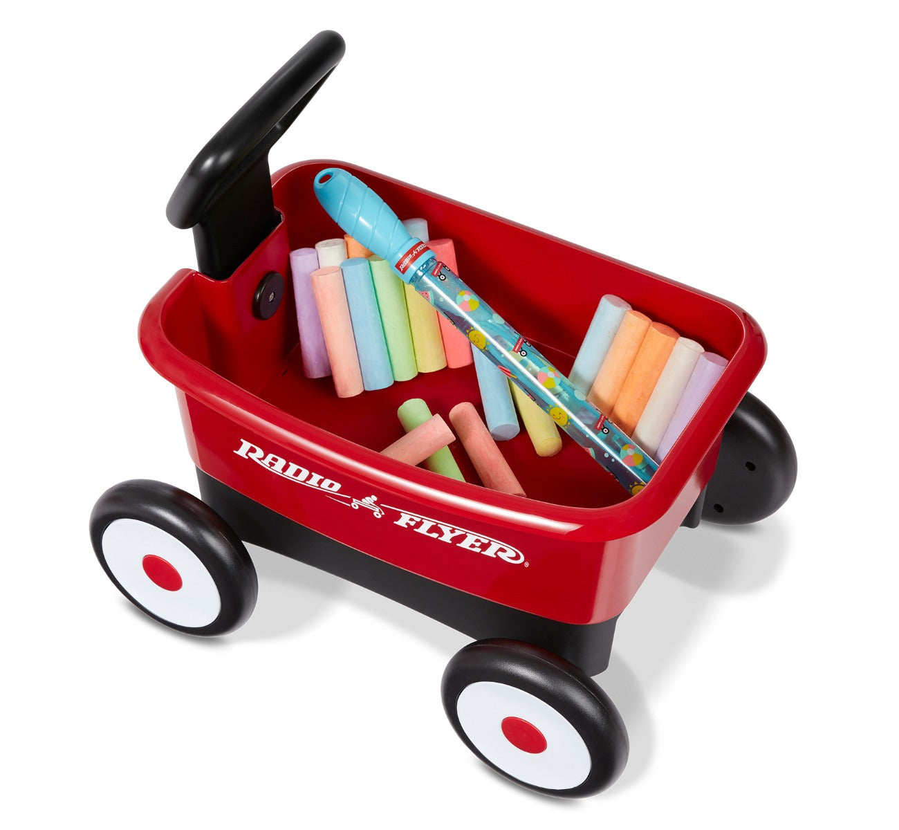 Push & Pull Walker Wagon with Bubbles and Chalk