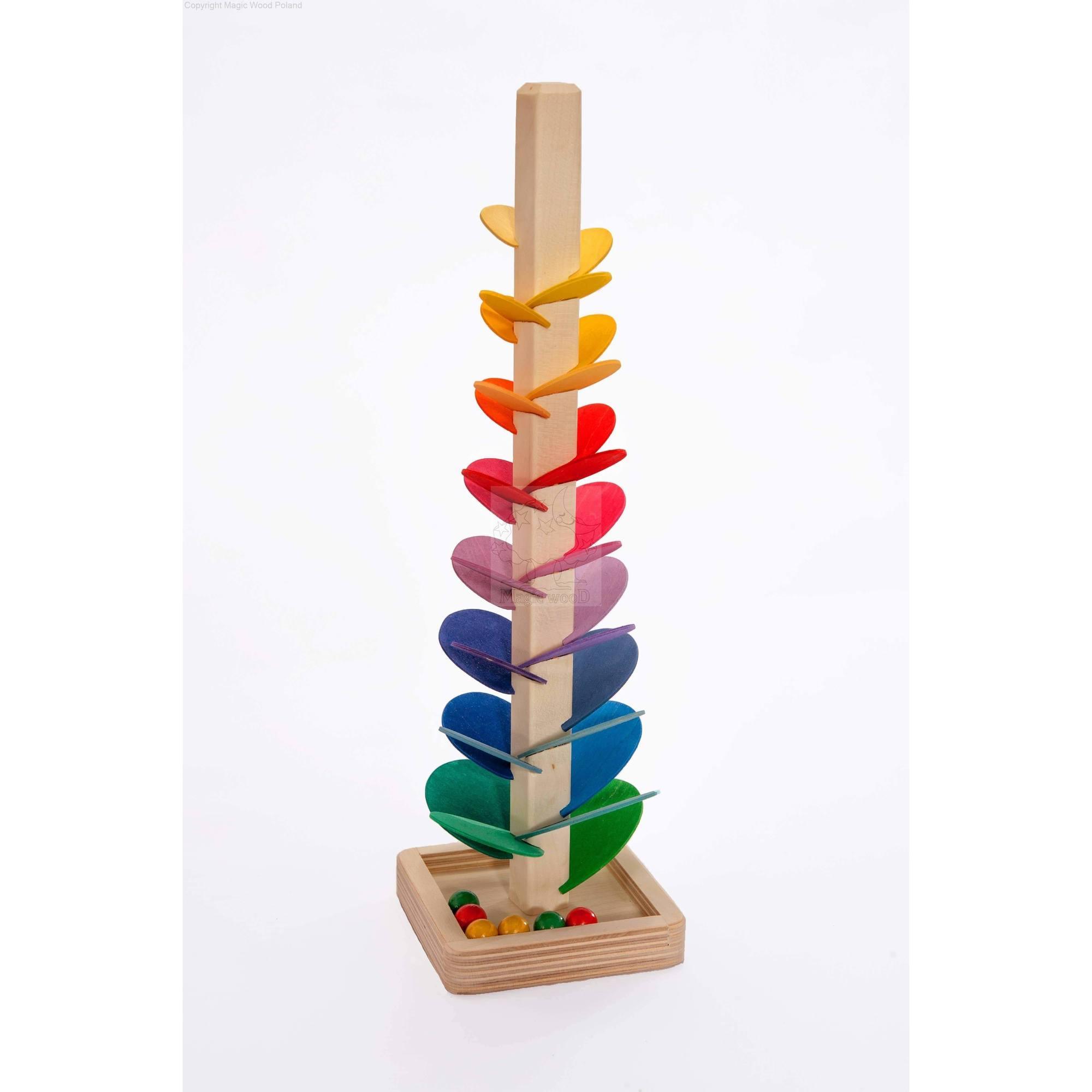 Rainbow Cascading Marble Ball Tree - 20in - Why and Whale