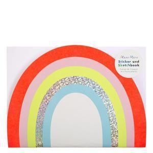 Rainbow Sticker & Sketchbook - Meri Meri - Why and Whale