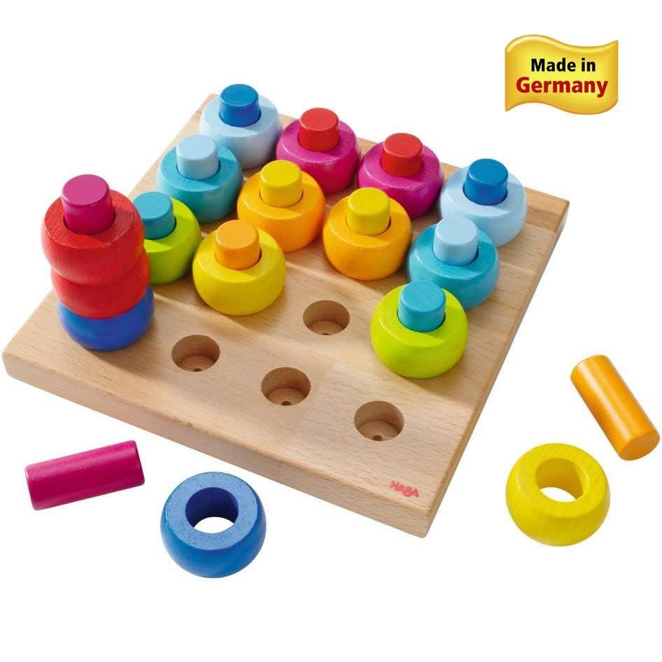 Rainbow Whirls Pegs Game - Why and Whale