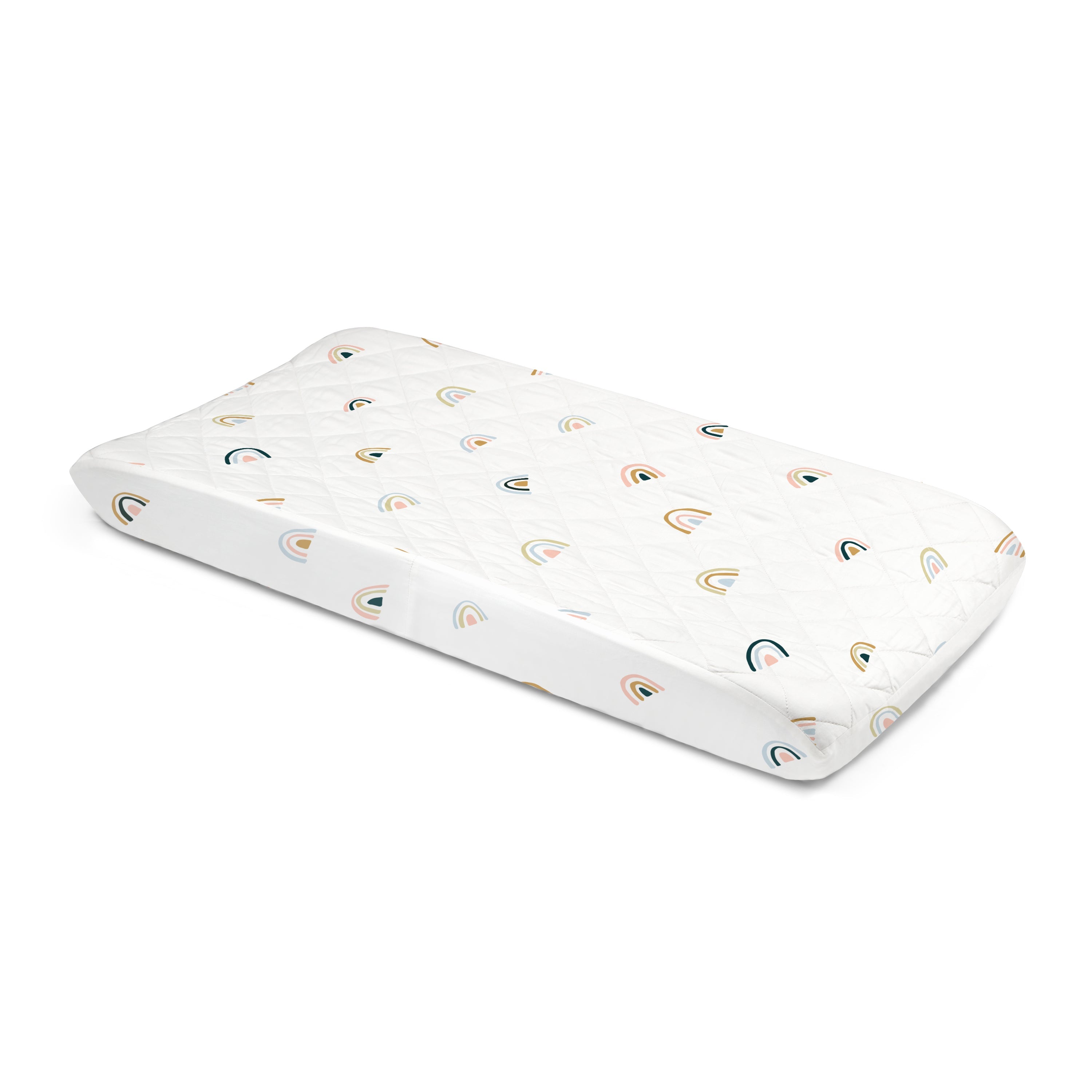 Organic Cotton Changing Pad Cover - Rainbow