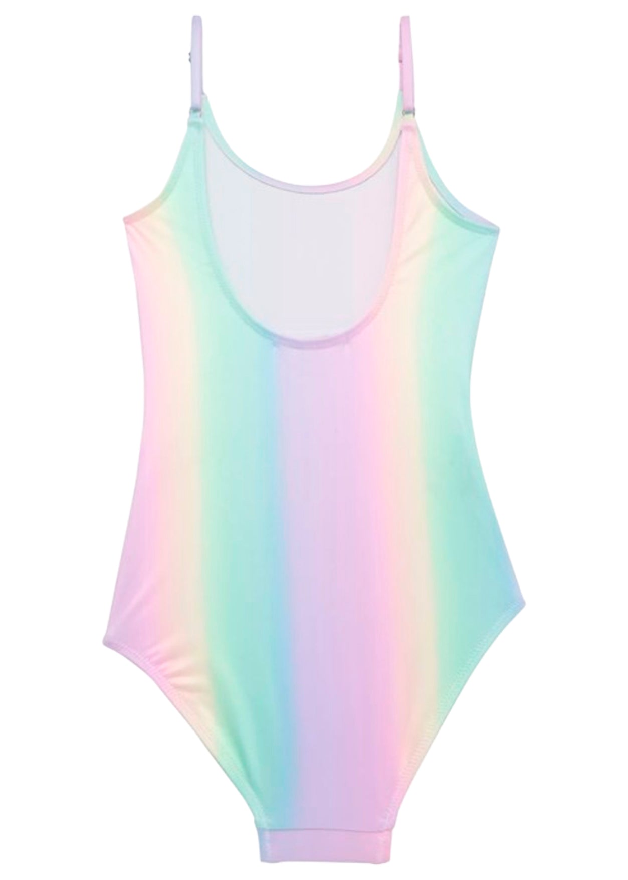 Rainbow Swimsuit with Sequin Belt