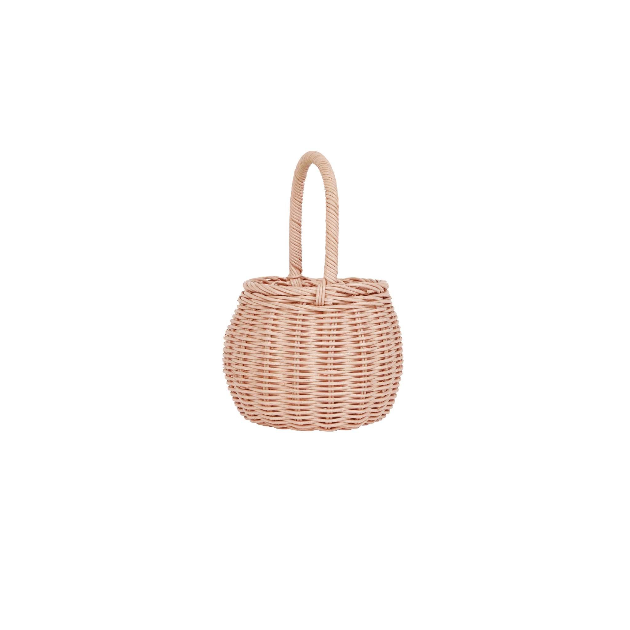 Rattan Berry Basket - Rose - Why and Whale