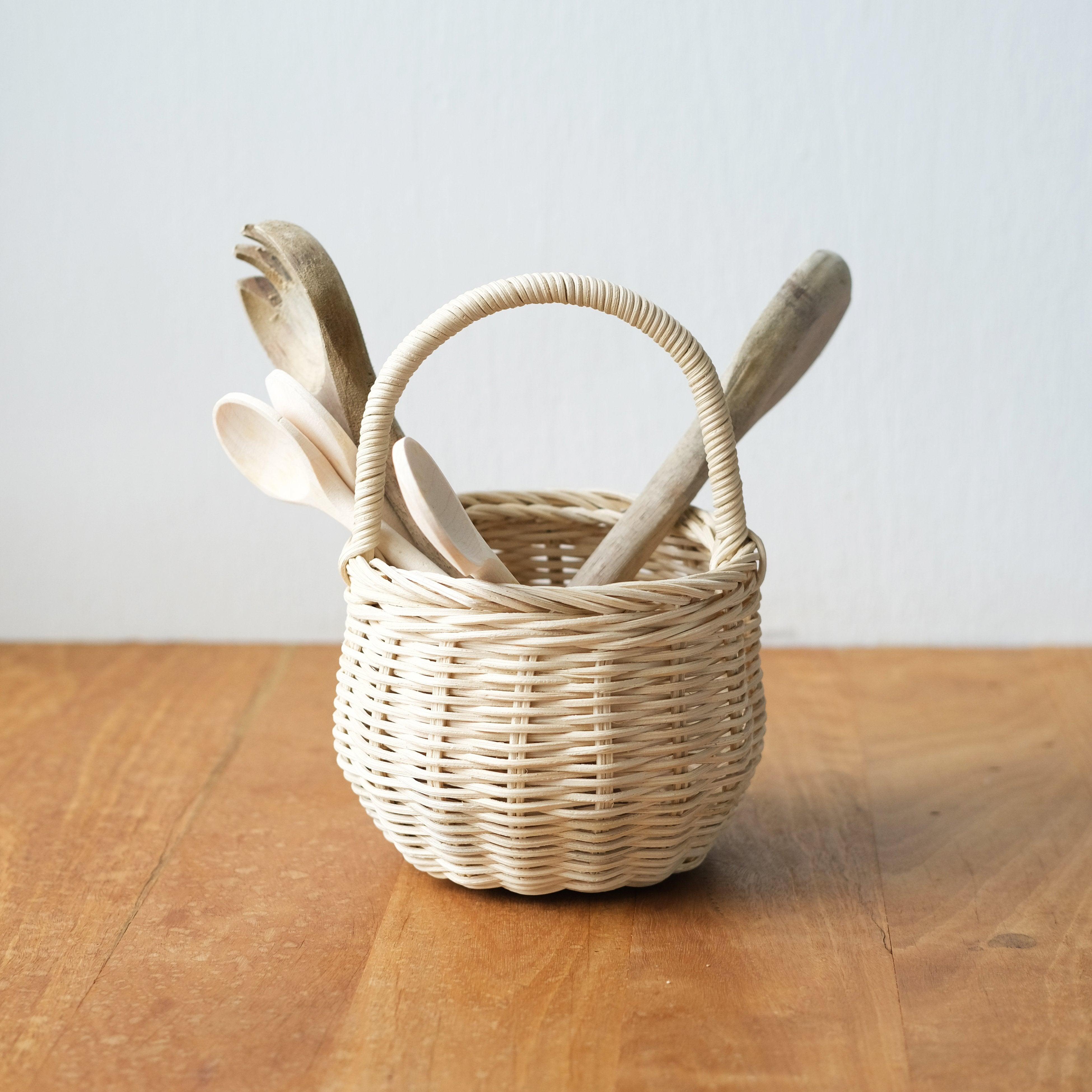 Rattan Berry Basket - Straw - Why and Whale