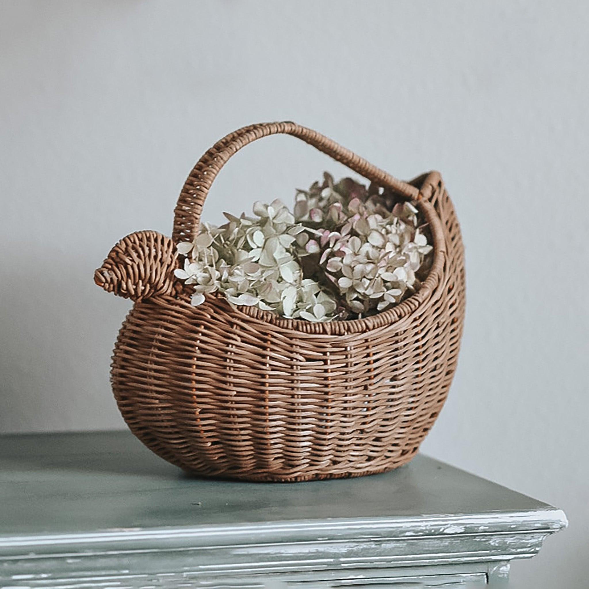 Rattan Chicken Basket - Why and Whale