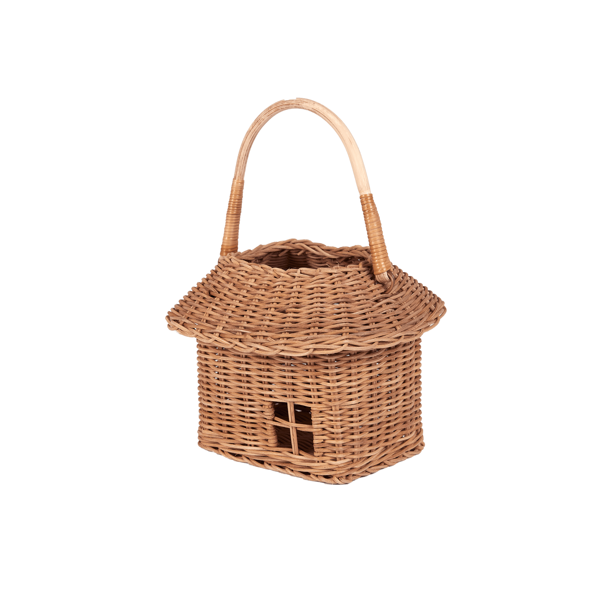 Rattan Hutch Small Basket - Why and Whale