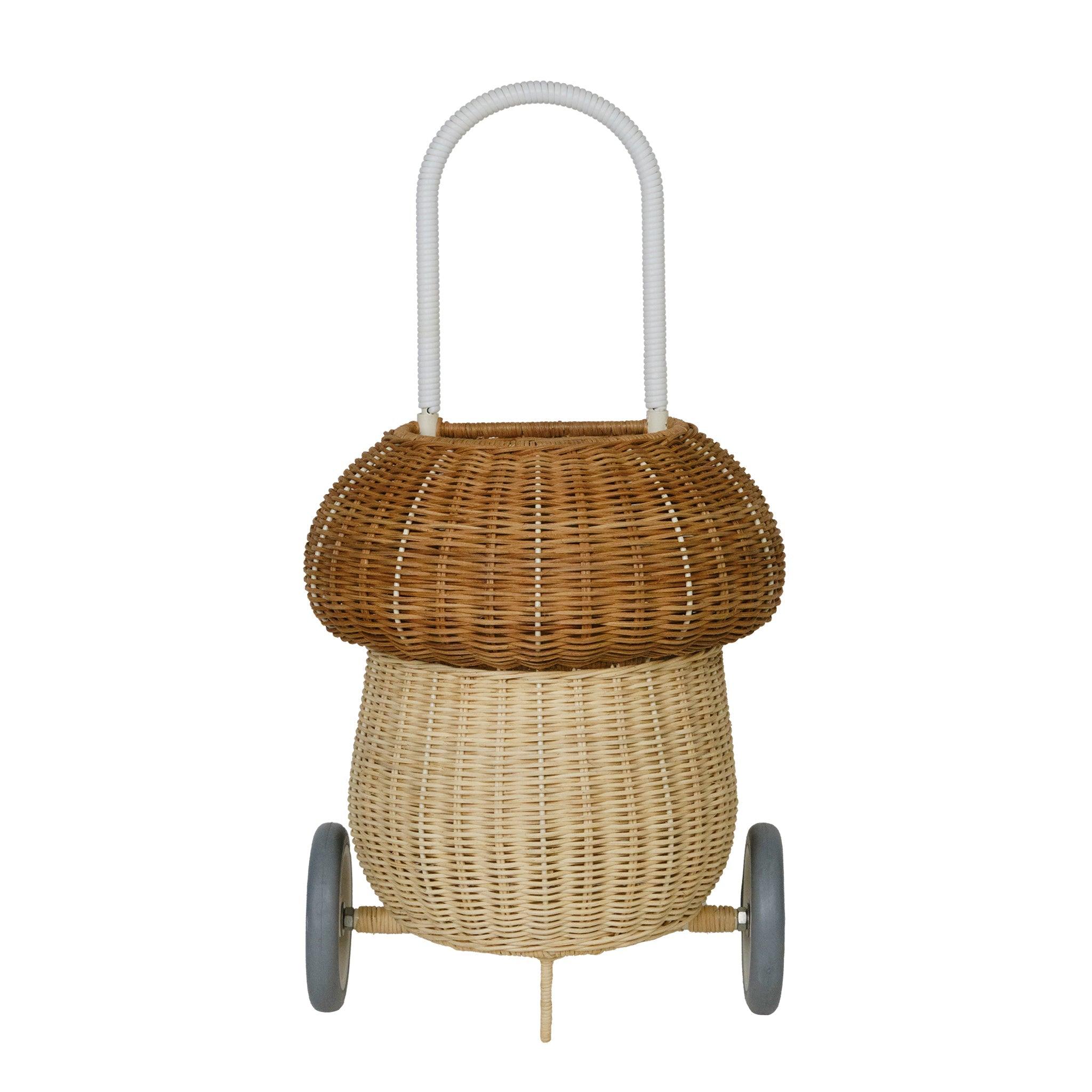 Rattan Mushroom Luggy - Natural - Why and Whale