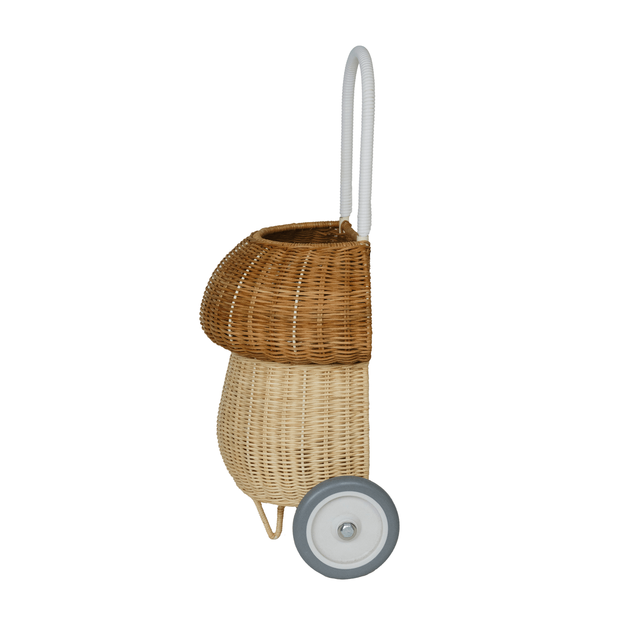 Rattan Mushroom Luggy - Natural - Why and Whale