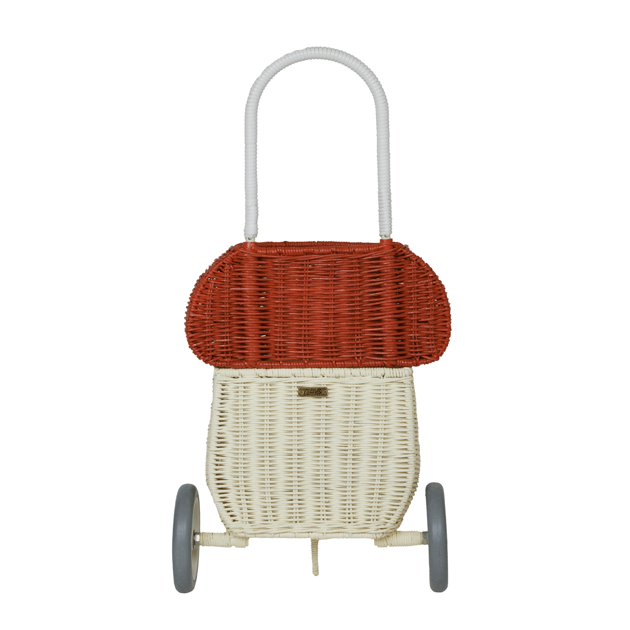 Rattan Mushroom Luggy - Red - Why and Whale