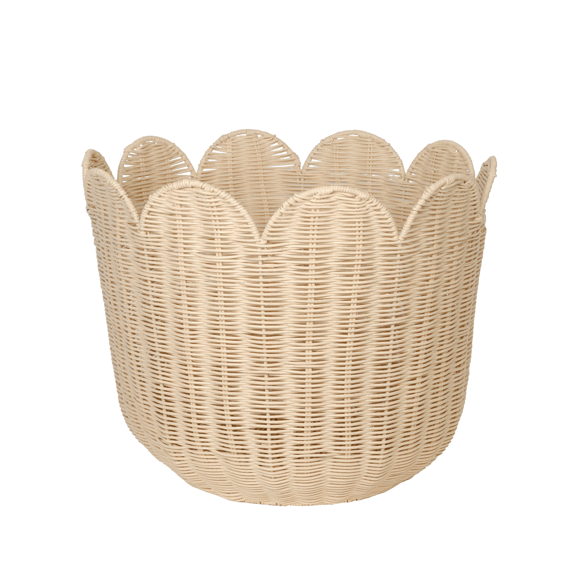 Rattan Tulip Basket - Nude - Why and Whale