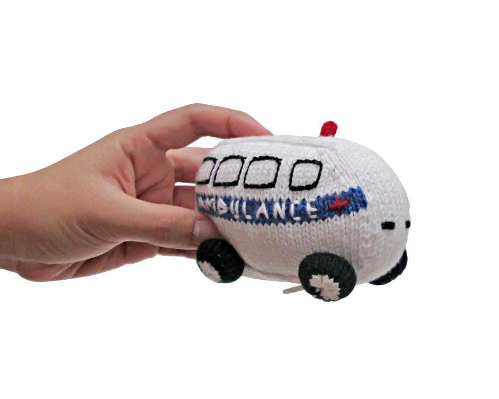 Organic Baby Toys - Newborn Rattles | Ambulance