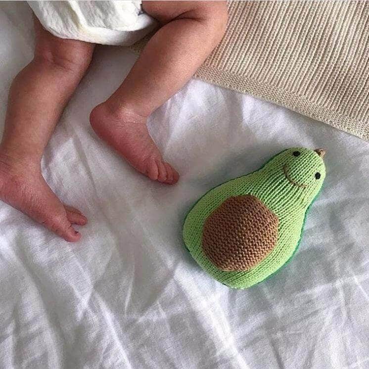 Organic Baby Toys - Newborn Rattles | Avocado